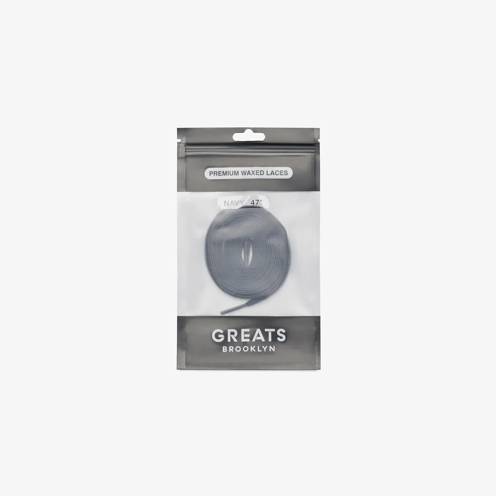 GREATS Premium Waxed Laces – Navy