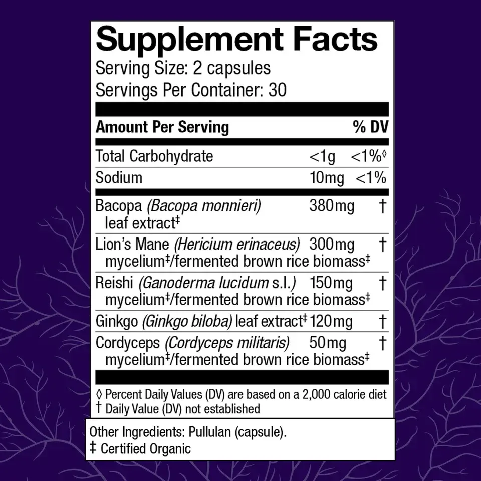 MycoBotanicals® Brain* Capsules