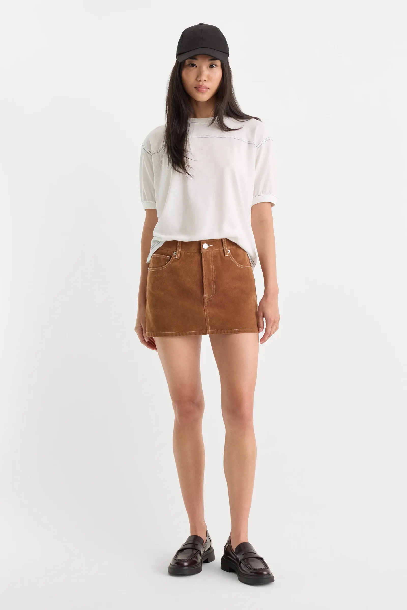 The Better Than Suede Mini Skirt – Cafe Clay