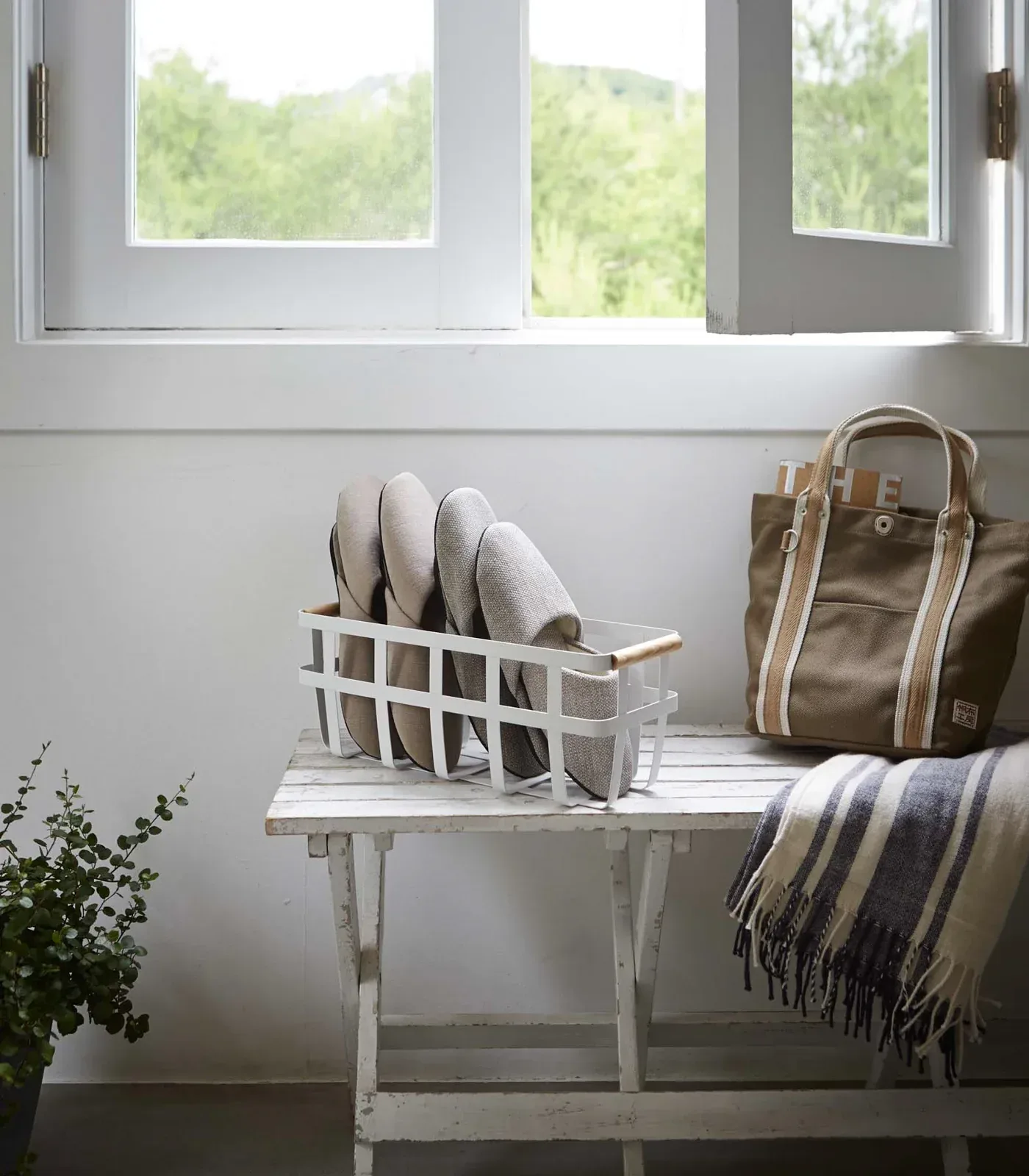 Storage Basket – Small – Steel + Wood
