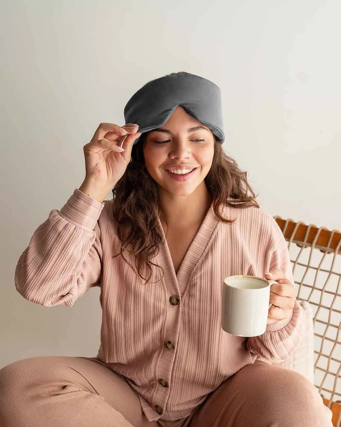 Weighted Silk Sleep Stone Mask