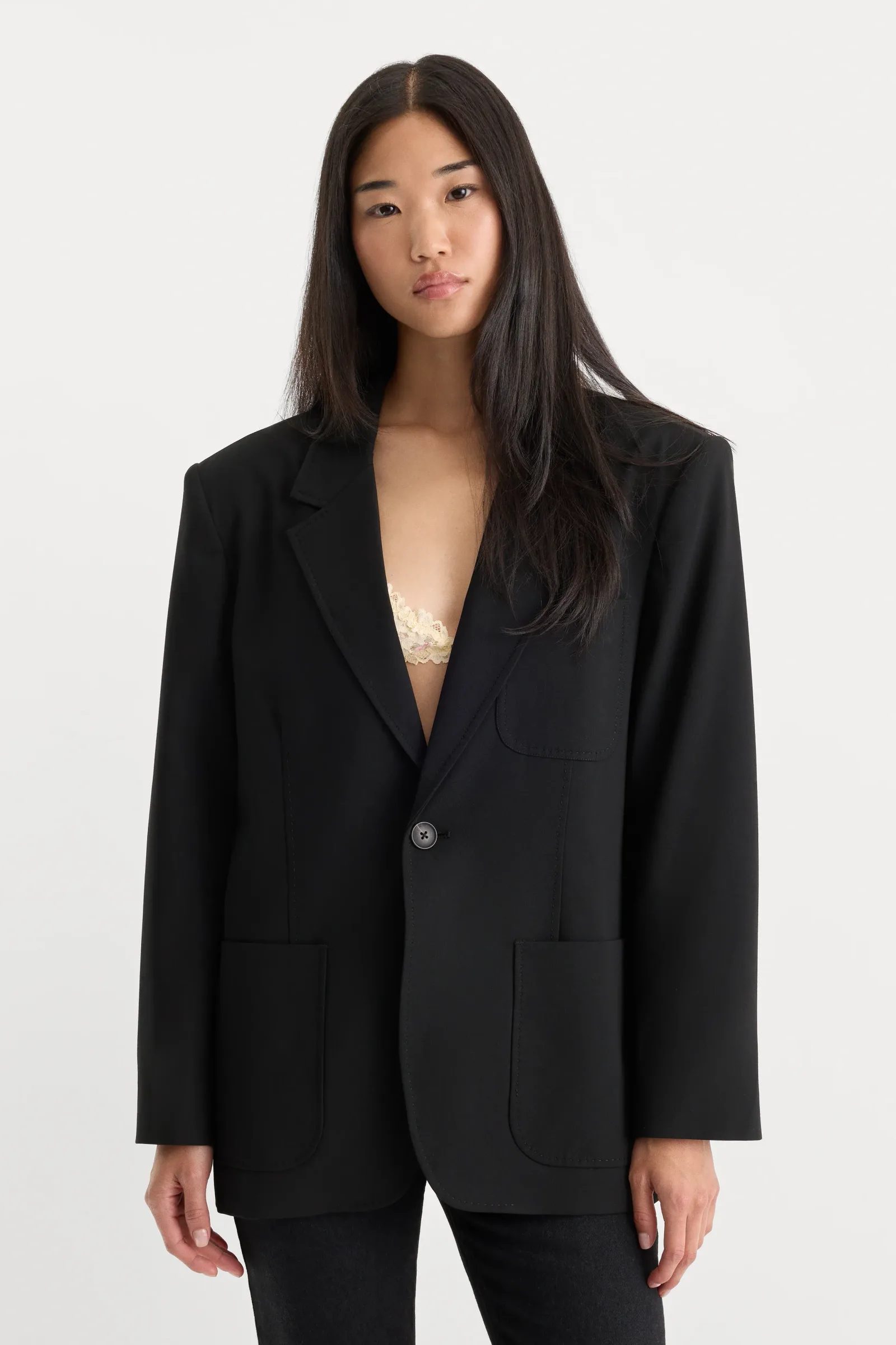 THE OVERSIZED BLAZER – BLACK001