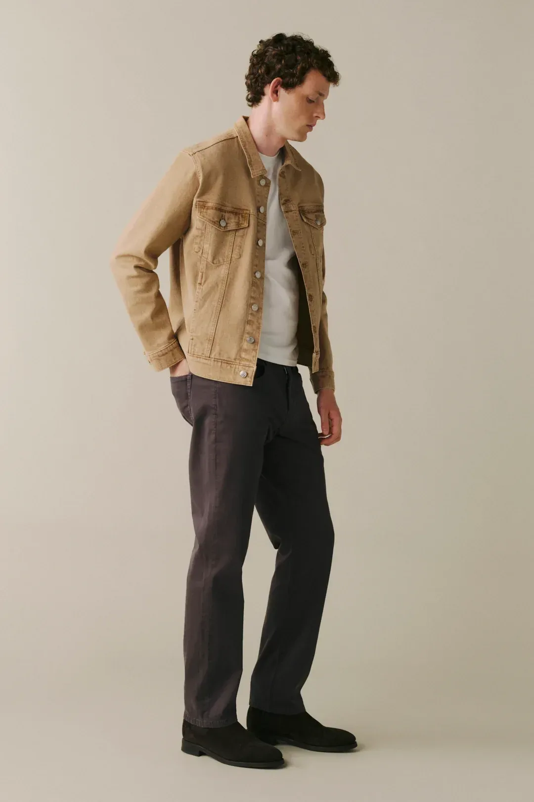 Ord – Straight Twill Pants – Industrial Grey