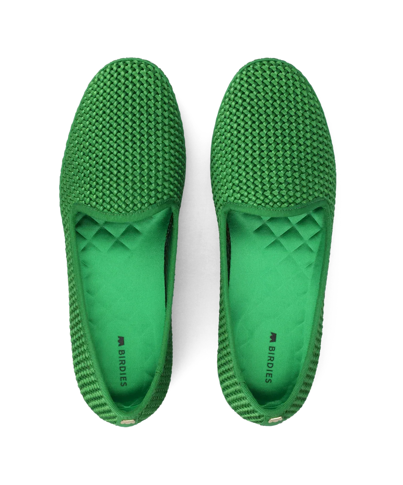 The Heron – Kelly Green Woven Satin