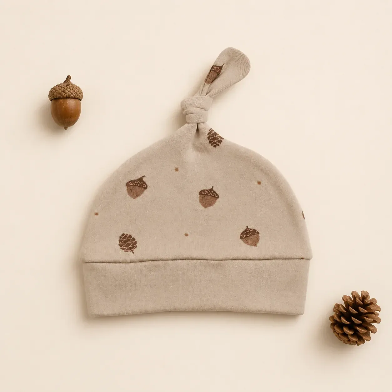 Little Acorn – Organic Knotted Hat