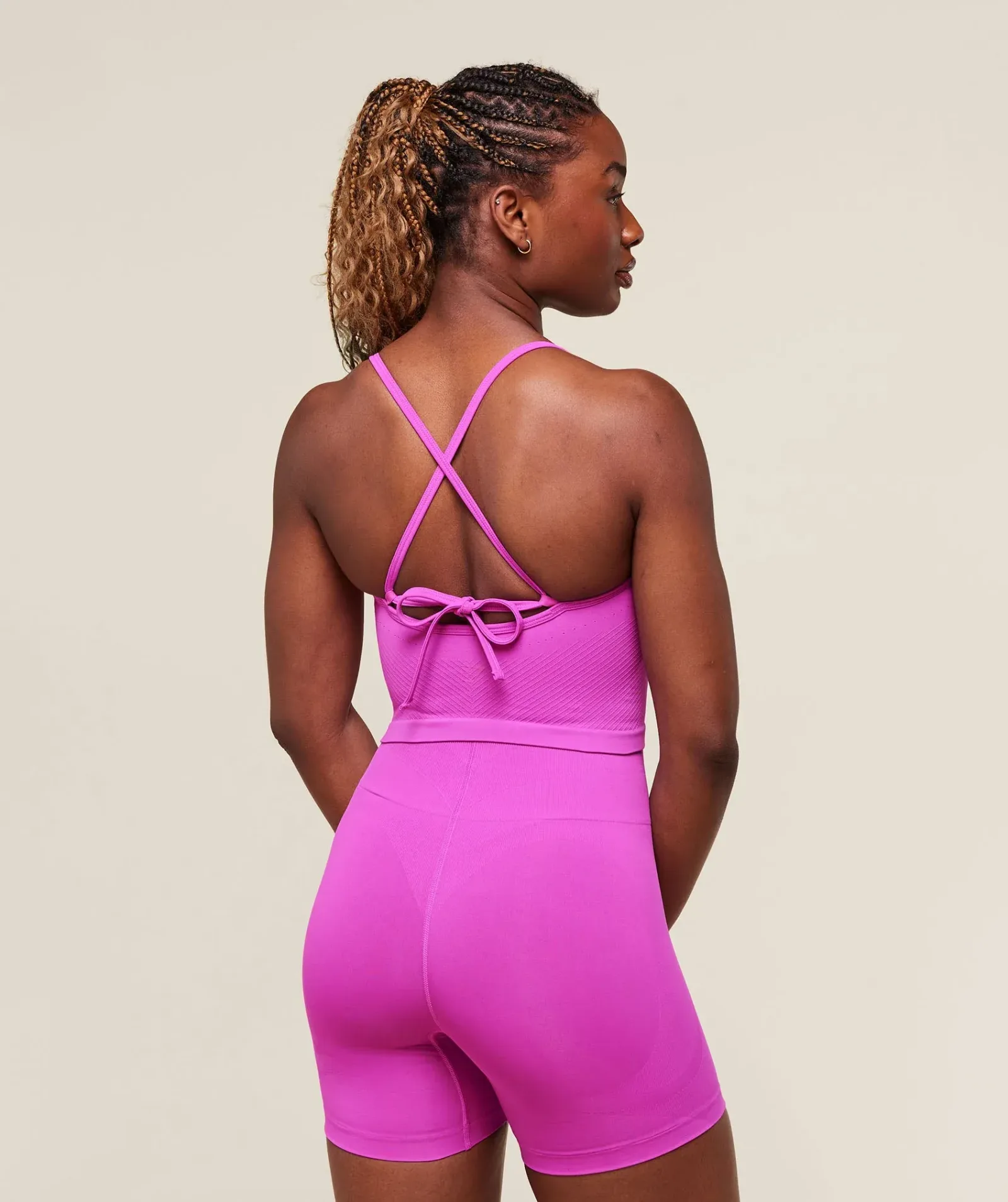 Gymshark Energise Seamless Crop Top – Vibrant Pink