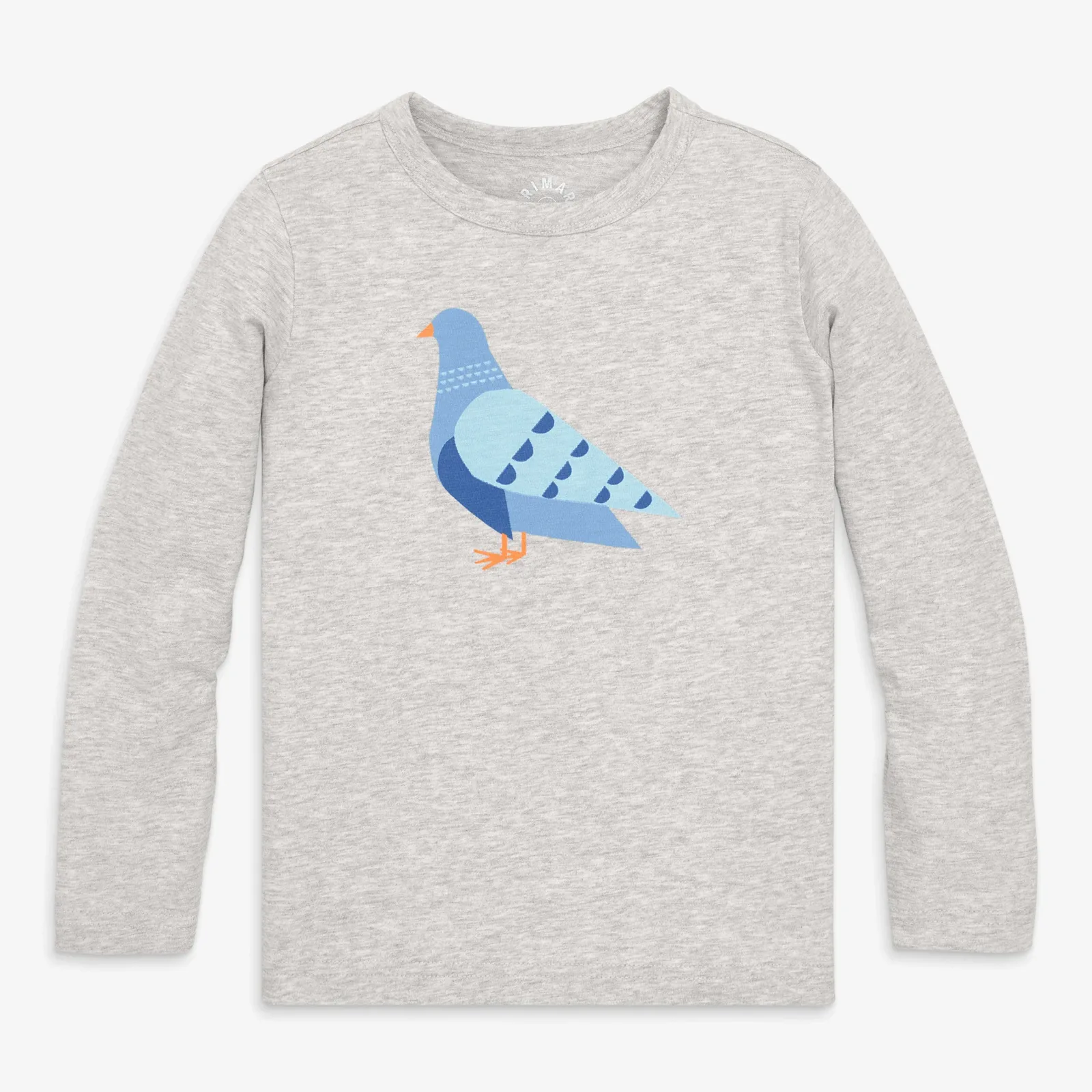 Kids long sleeve pigeon tee