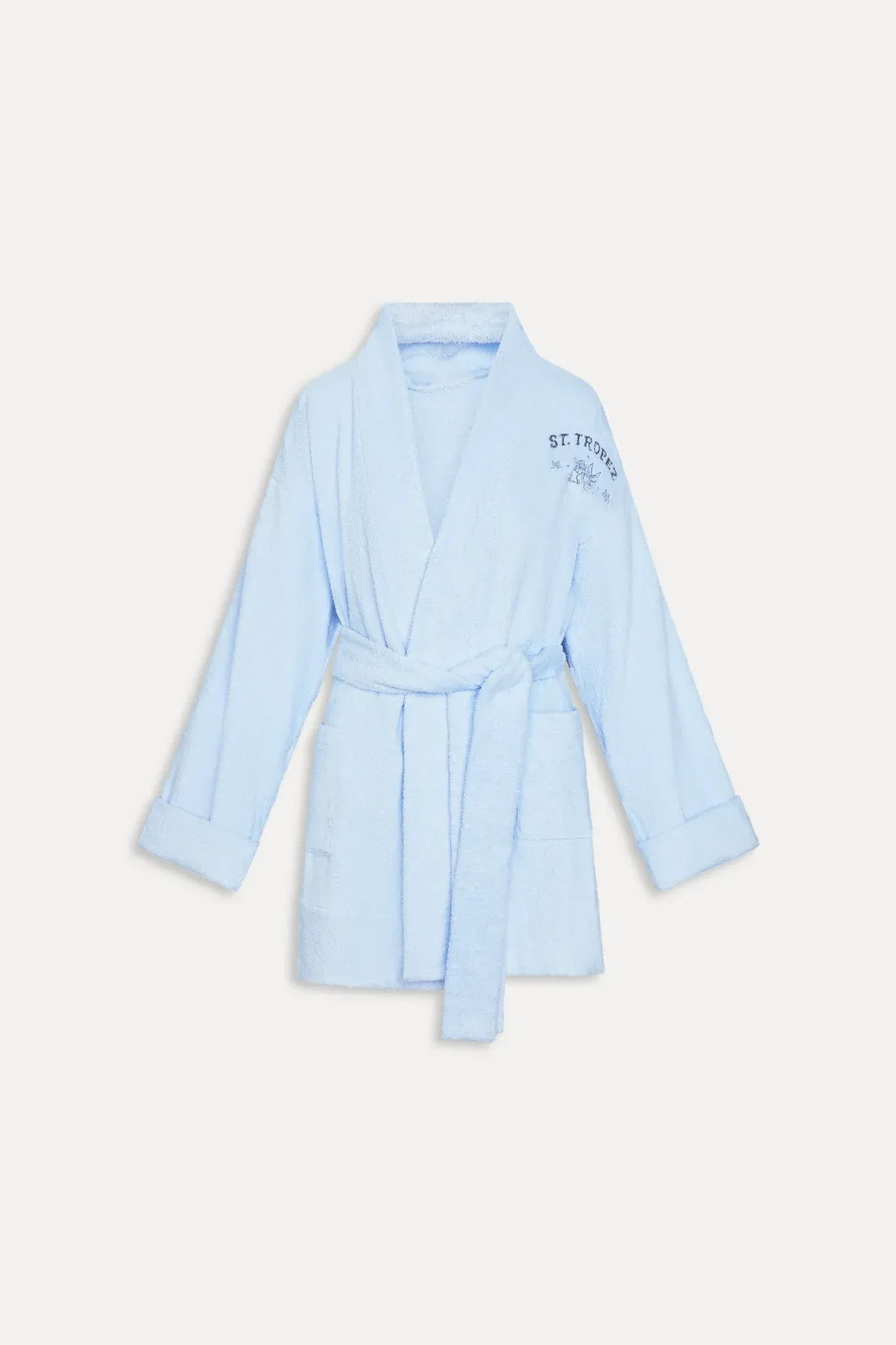 Poolside Terry Robe – French Riviera