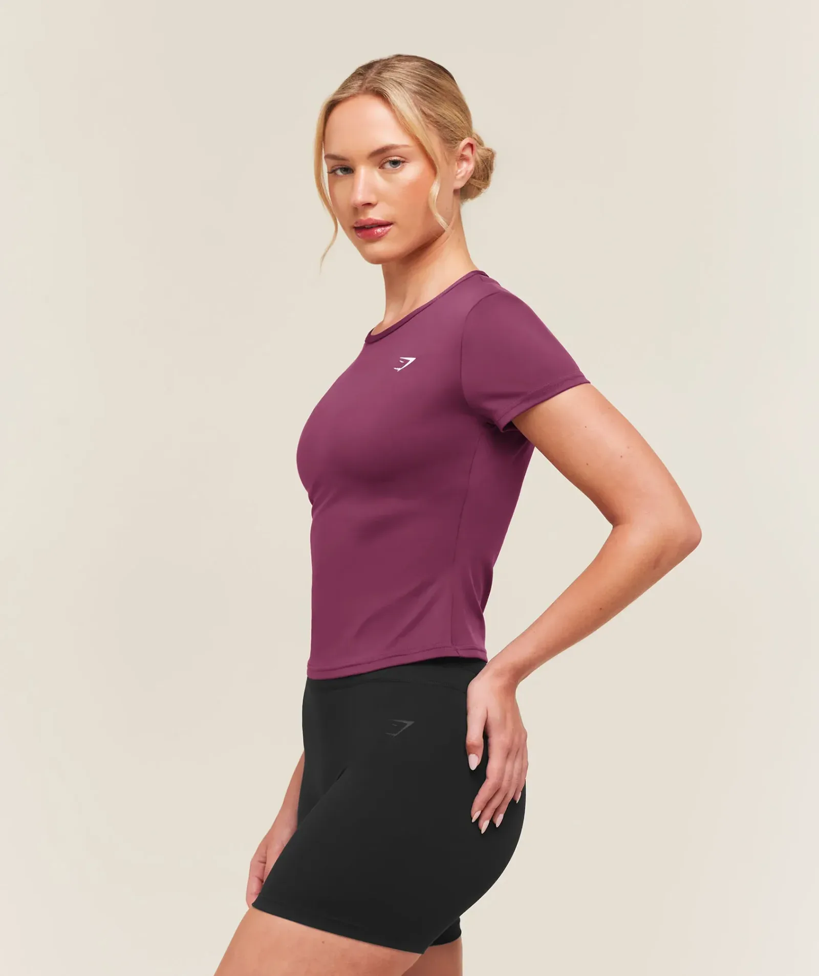 Gymshark Training Baby Tee – Strength Pink