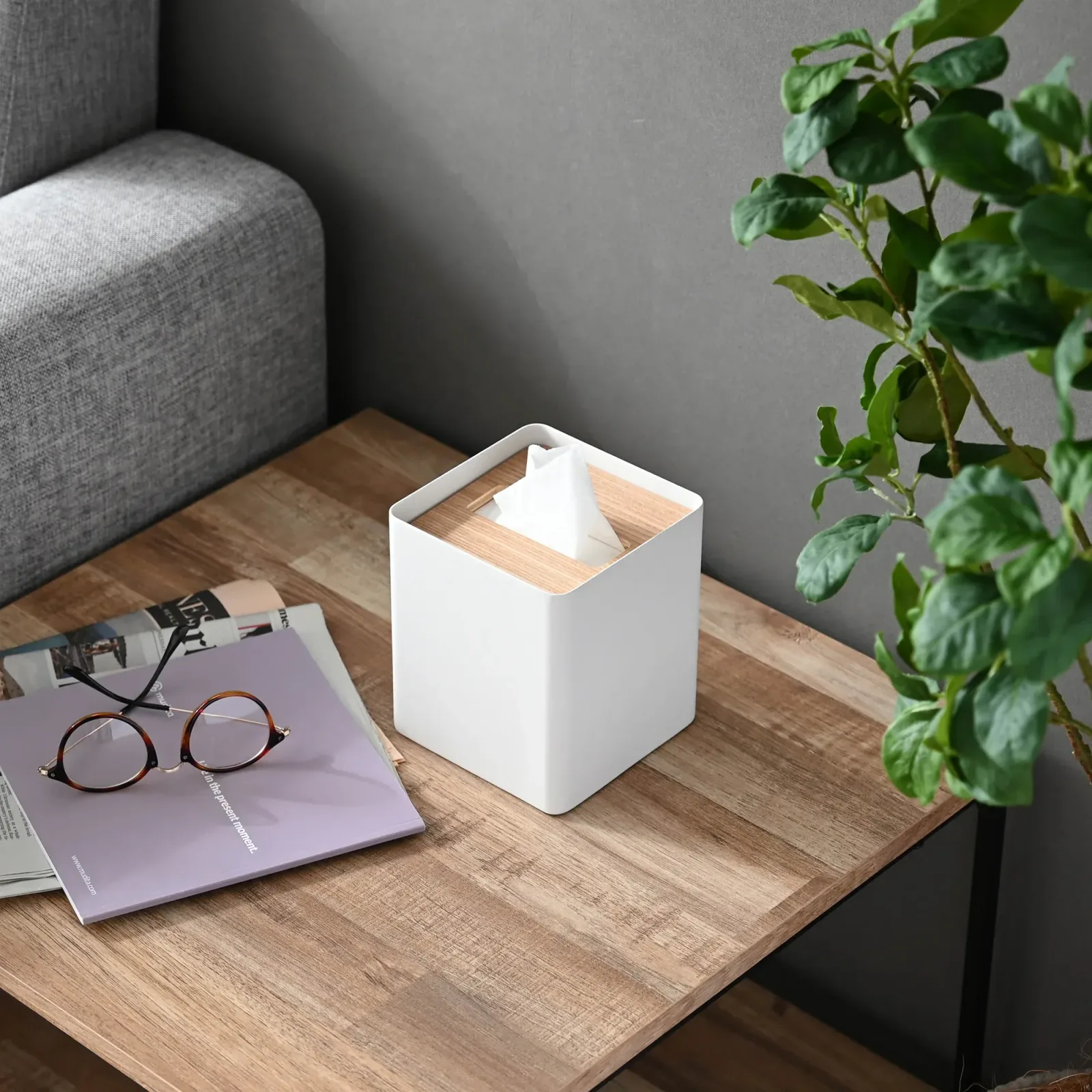 Tissue Box Cover – Square – Steel