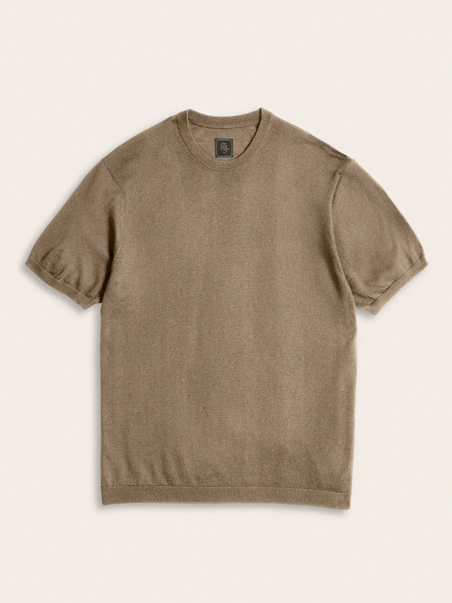 Mushroom Sweater Knit Tee