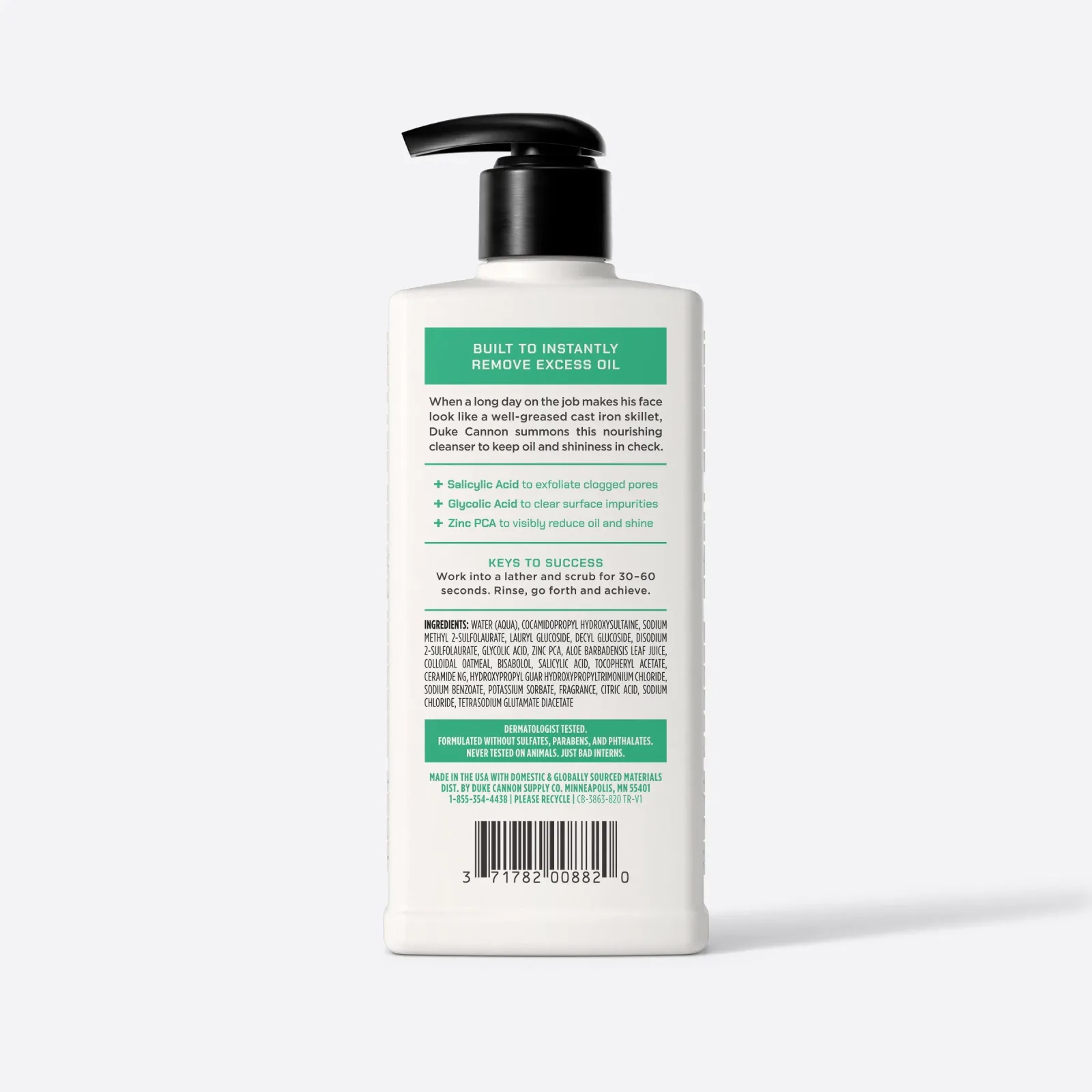 Oil Defense Face Wash – 8 oz.