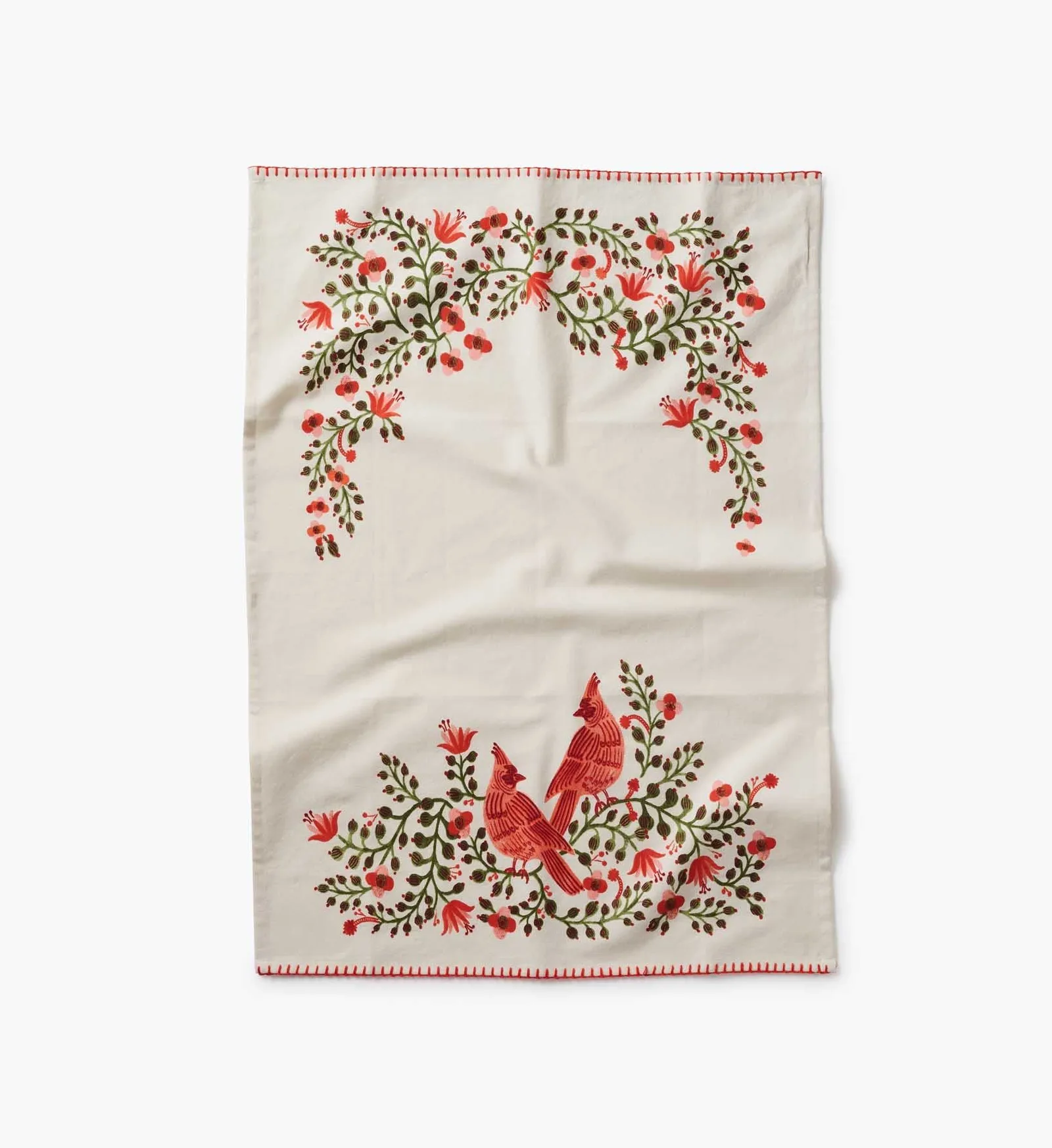 Holiday Tea Towel – Cardinals