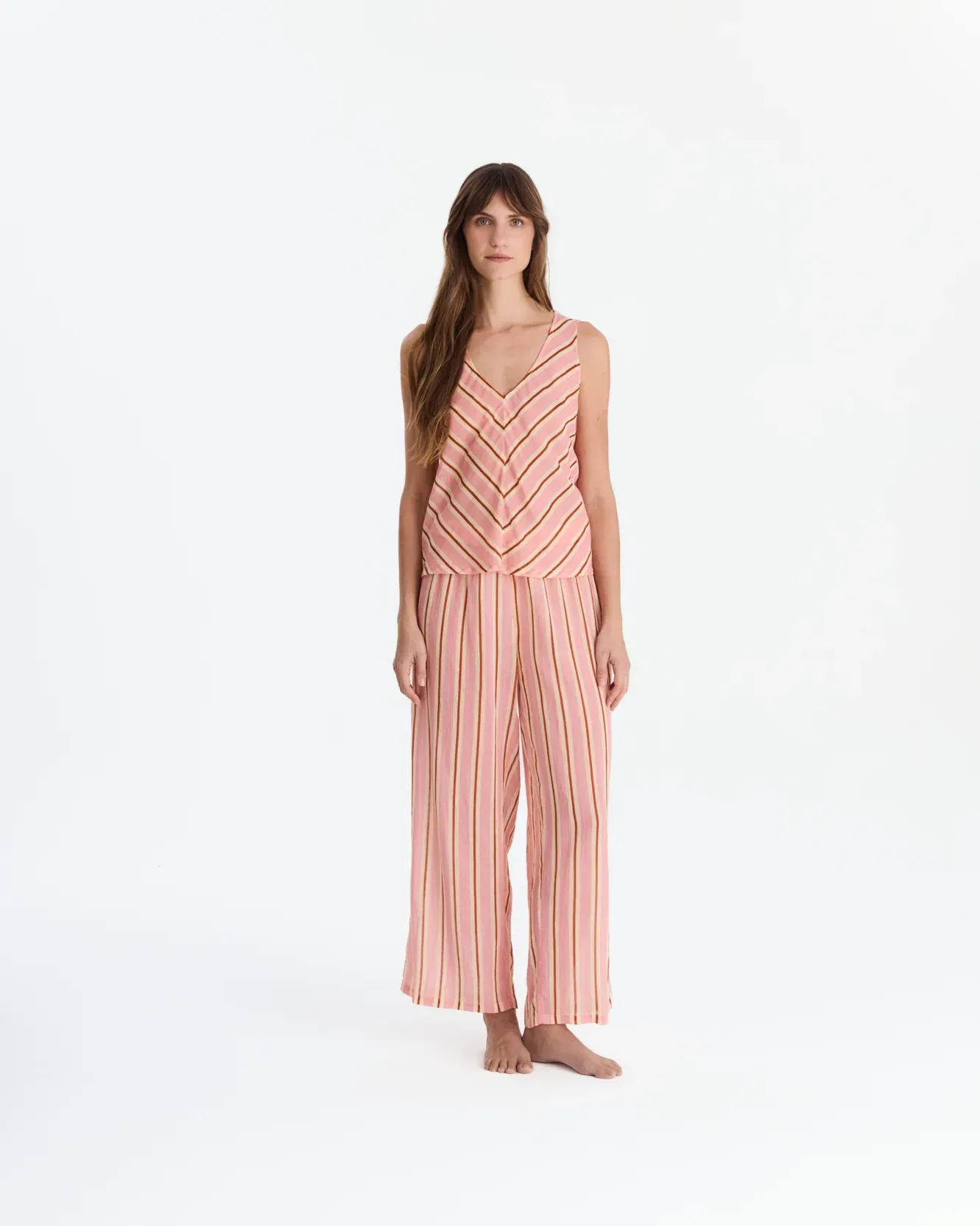 Aurora Cotton Mist Long Pajama Set