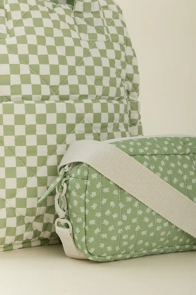 Fern Chequer Totepack