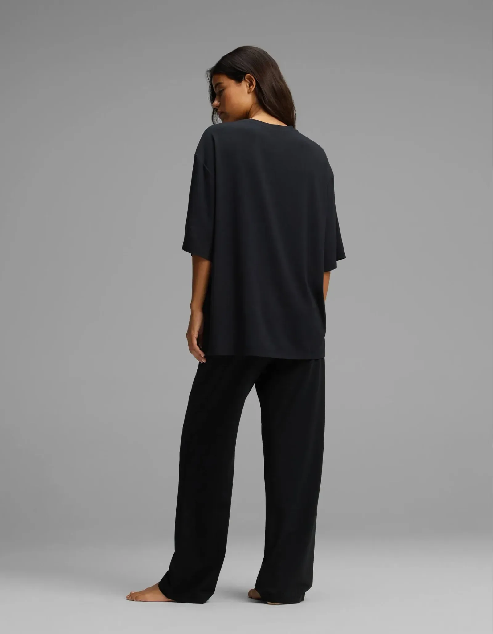 Women's First Layer Boyfriend Sleep Tee & Pajama Pant Set