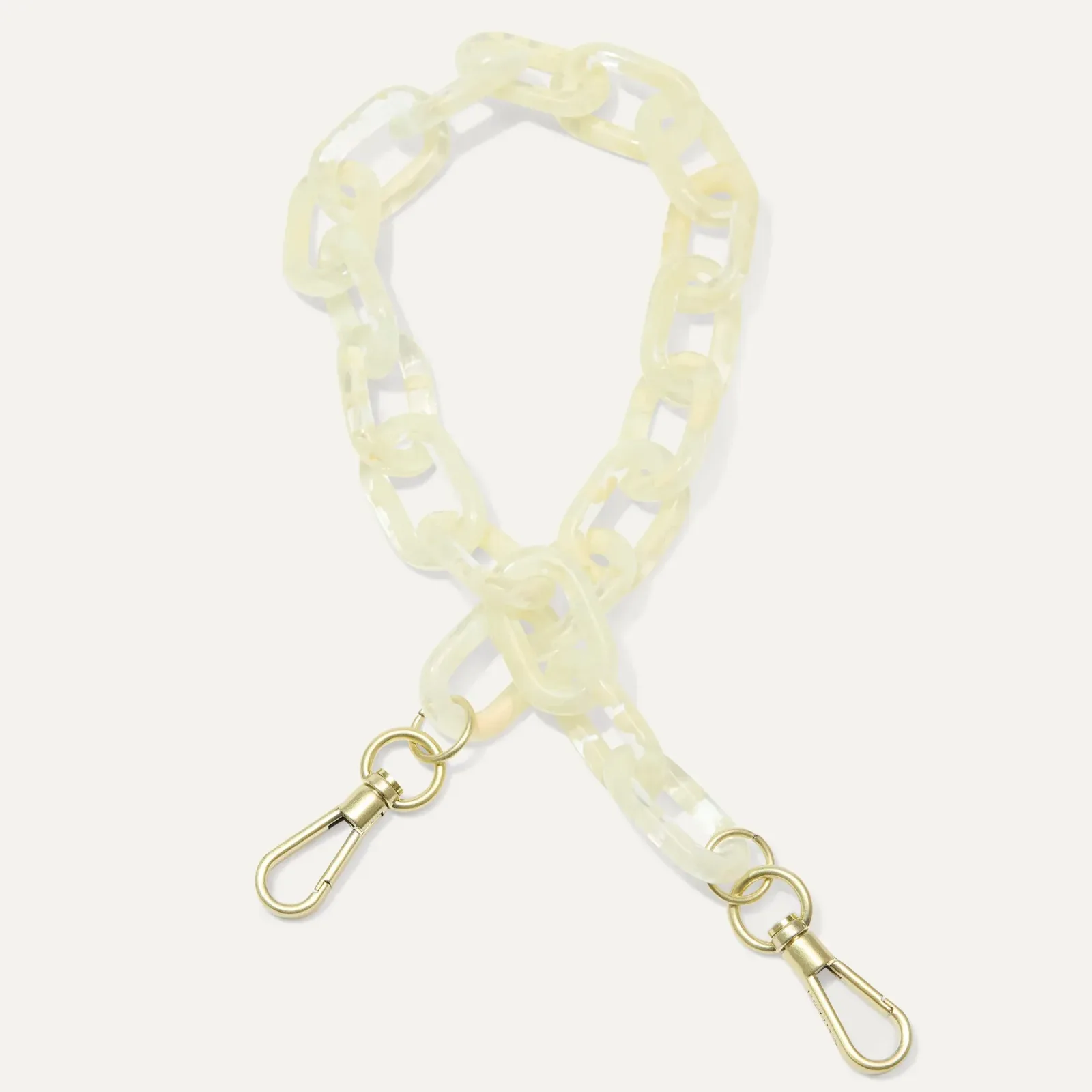 The Shoulder Strap – Opal White Chain