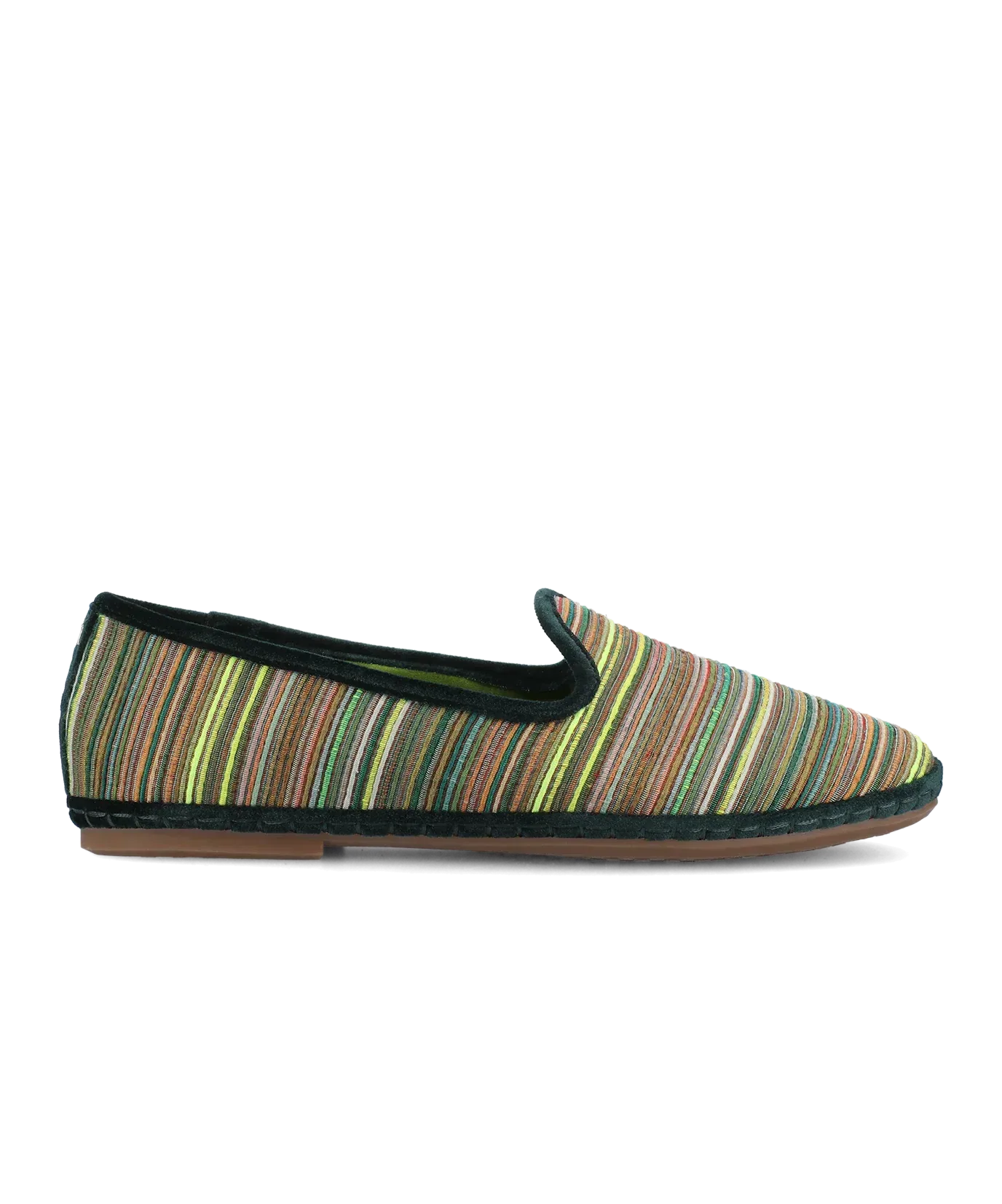 The Heron – Royal Green Multi Stripe Grosgrain
