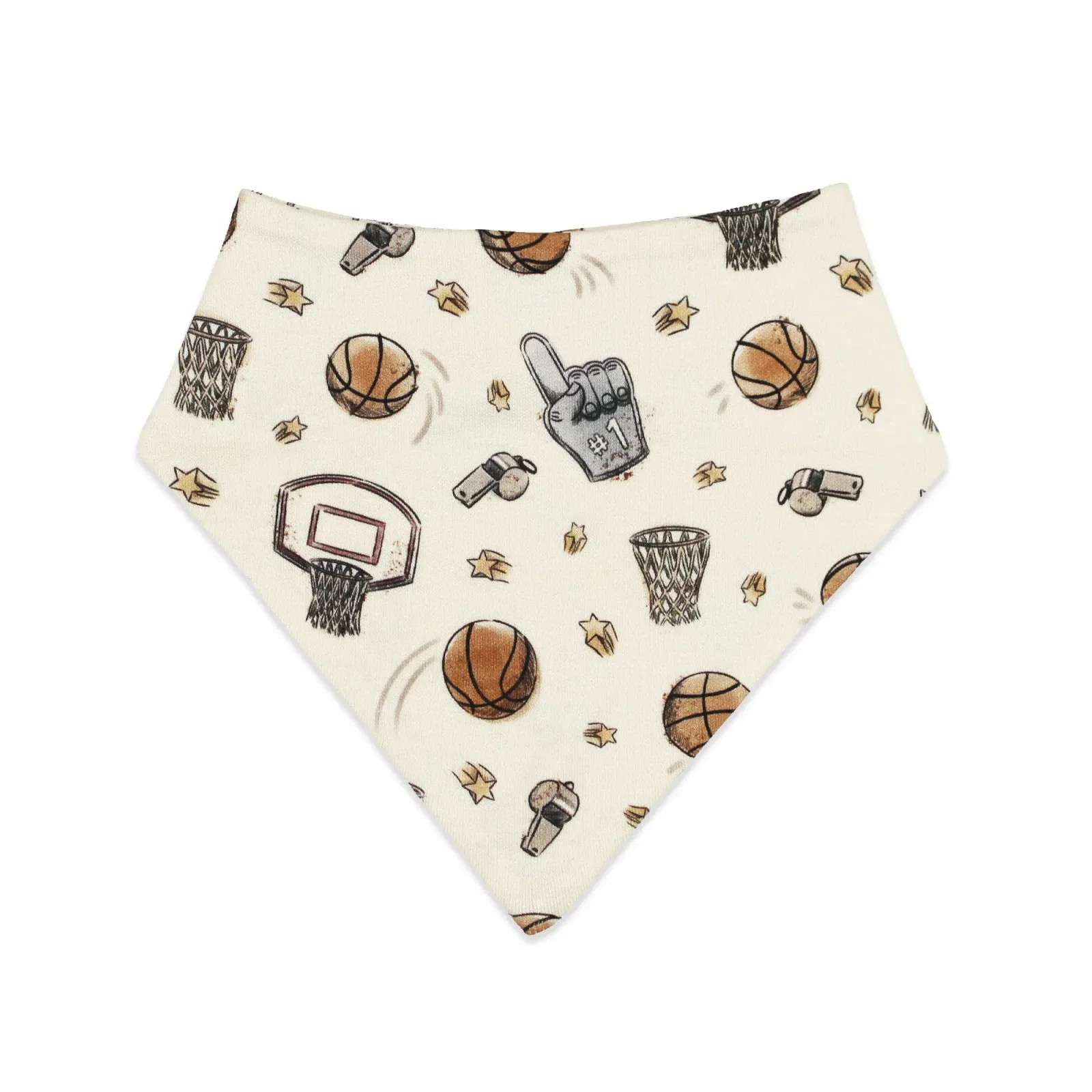Hoops – Organic Bandana Bib