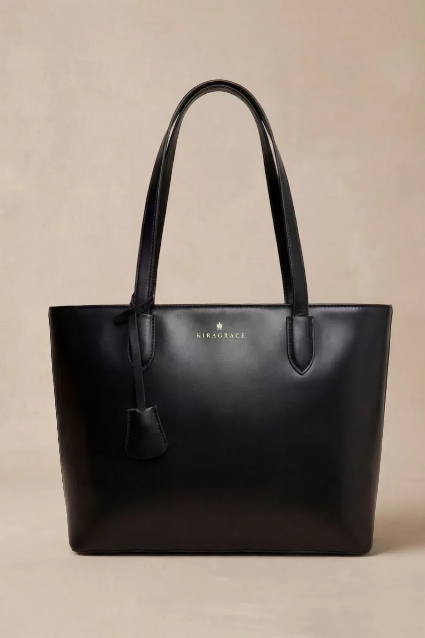 KIRAGRACE Tote Bag: Black