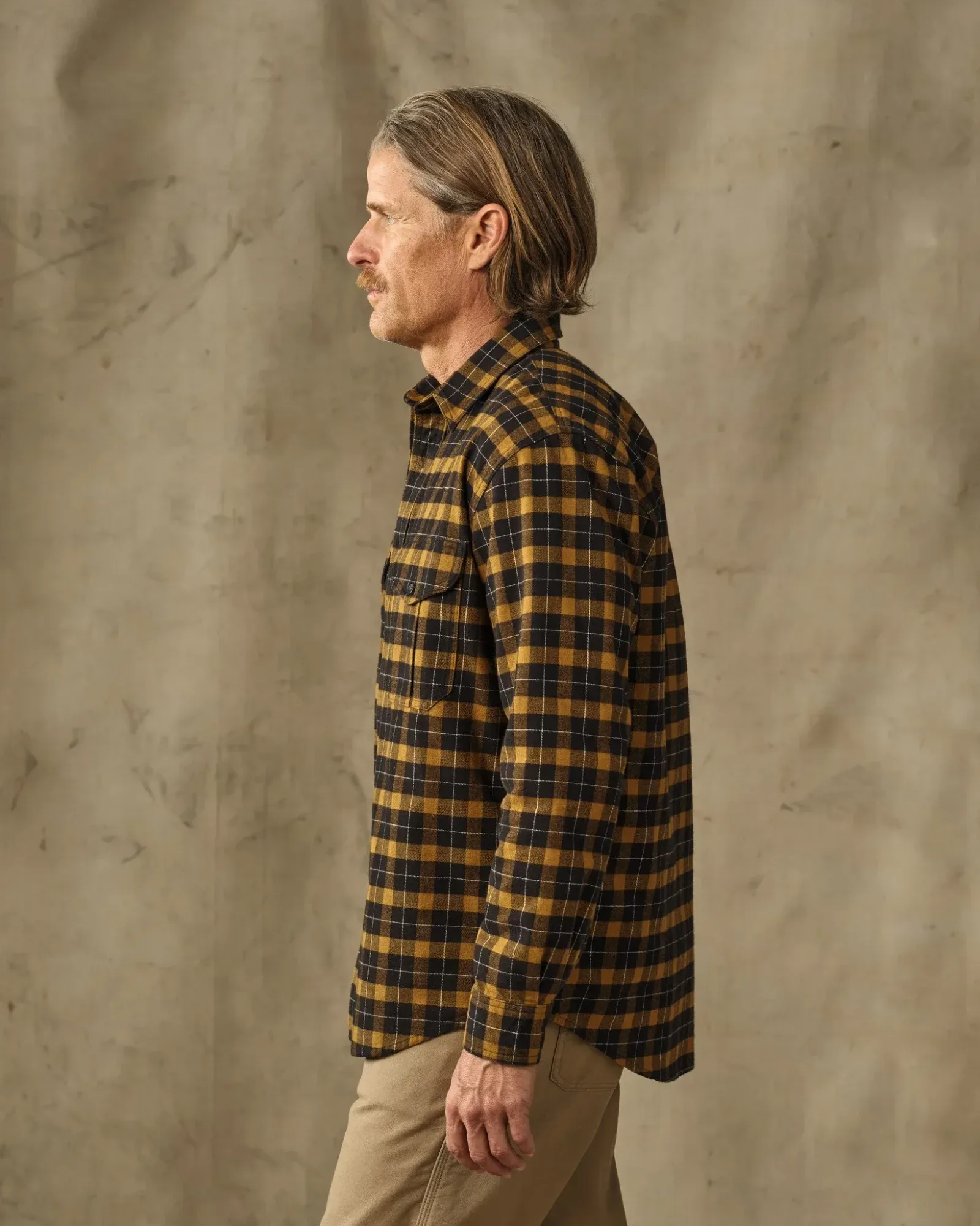 Alaskan Guide Shirt – Black / Gold Plaid