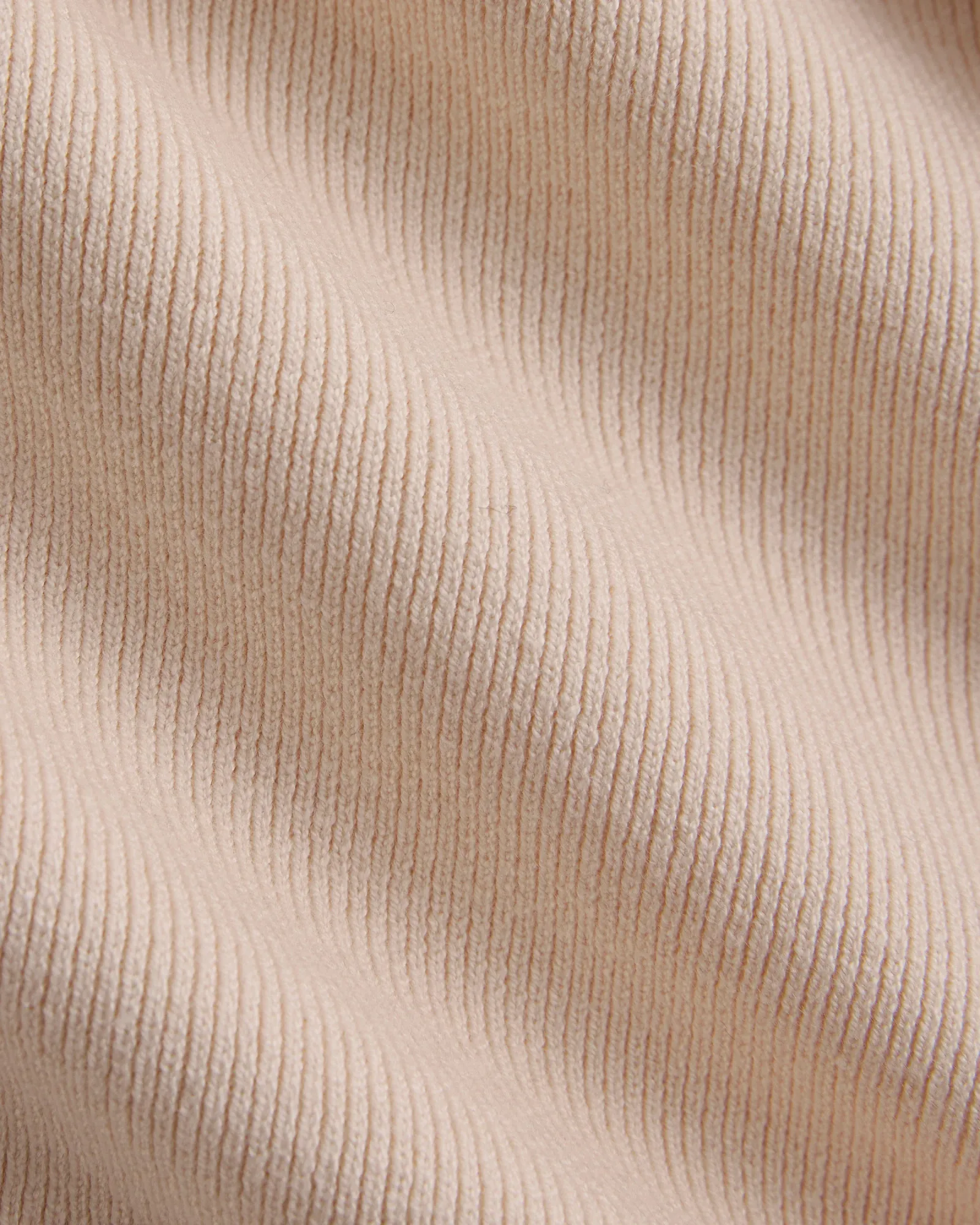 Fine Knit Off-The-Shoulder Cardigan – Whisper Pink
