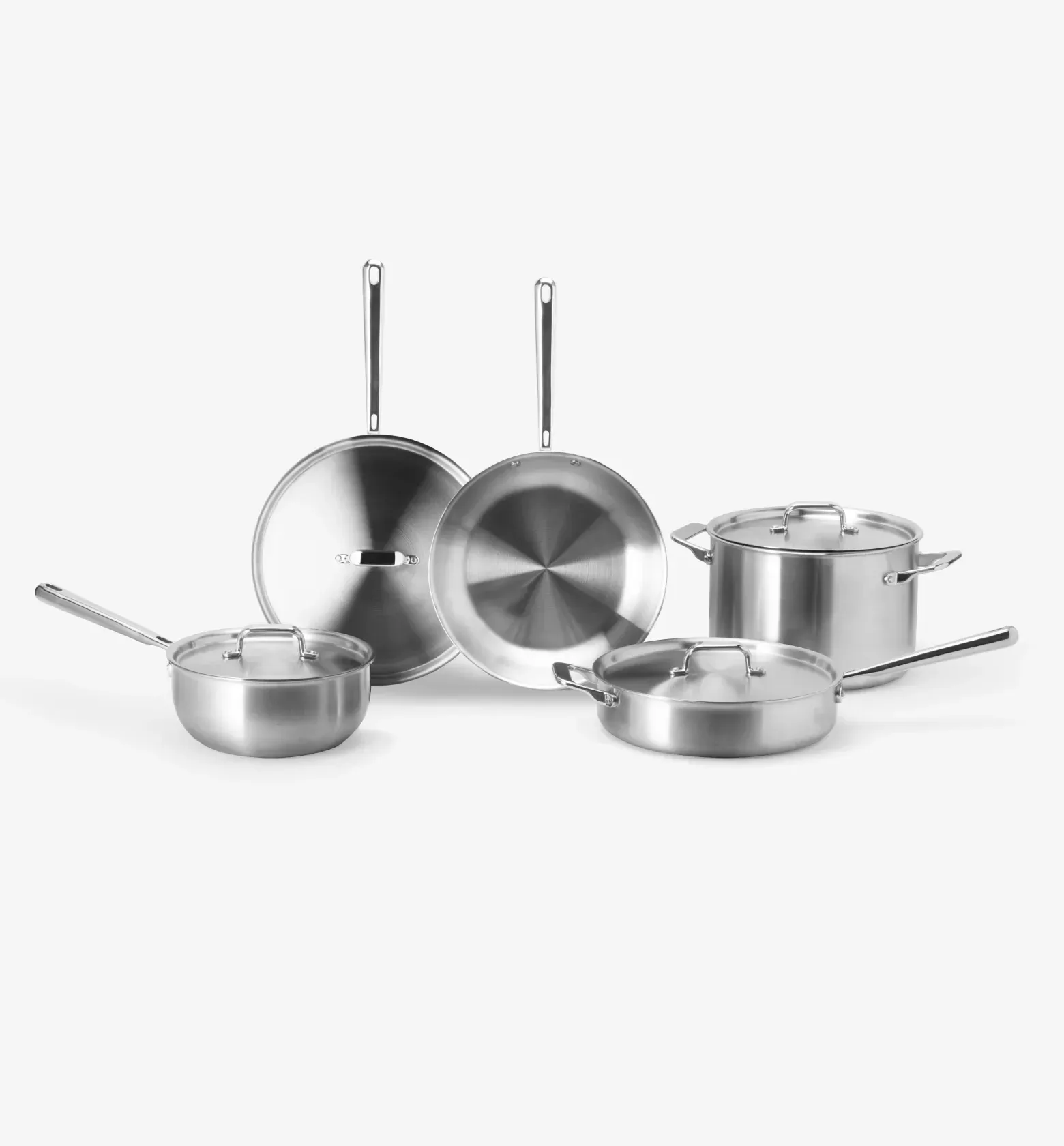 9-Piece Stainless Steel Cookware Set