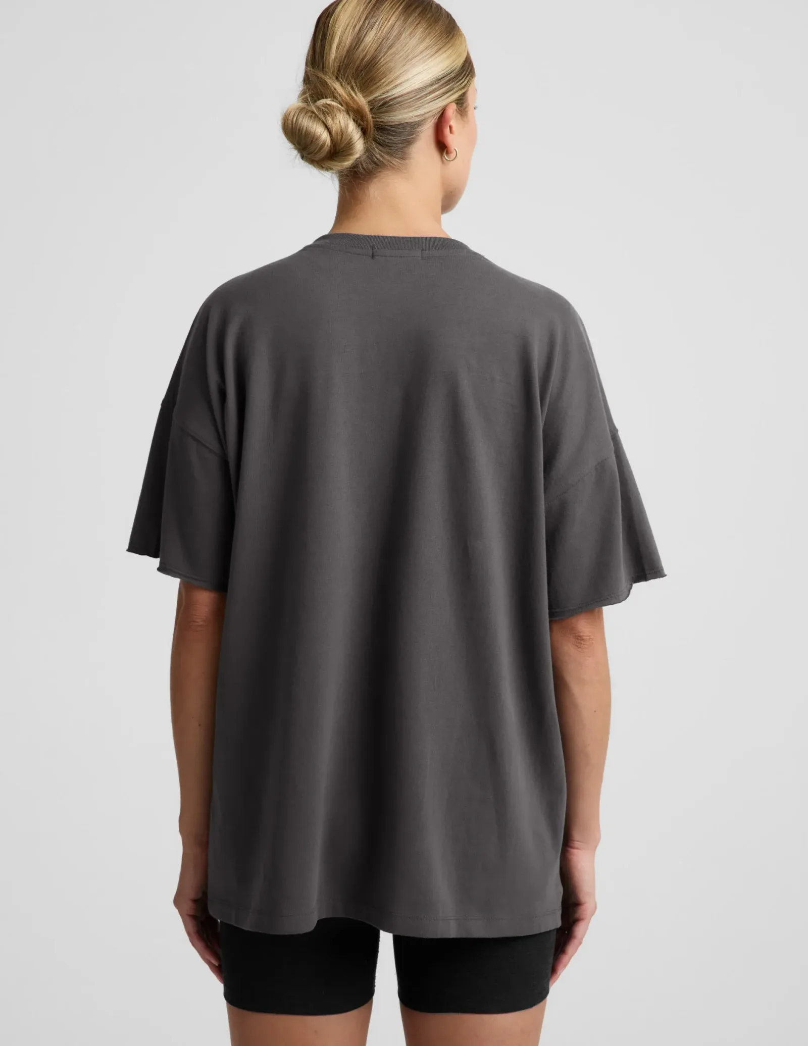 SoftKnit Better Than Ever Oversized V-Neck Cotton Tee