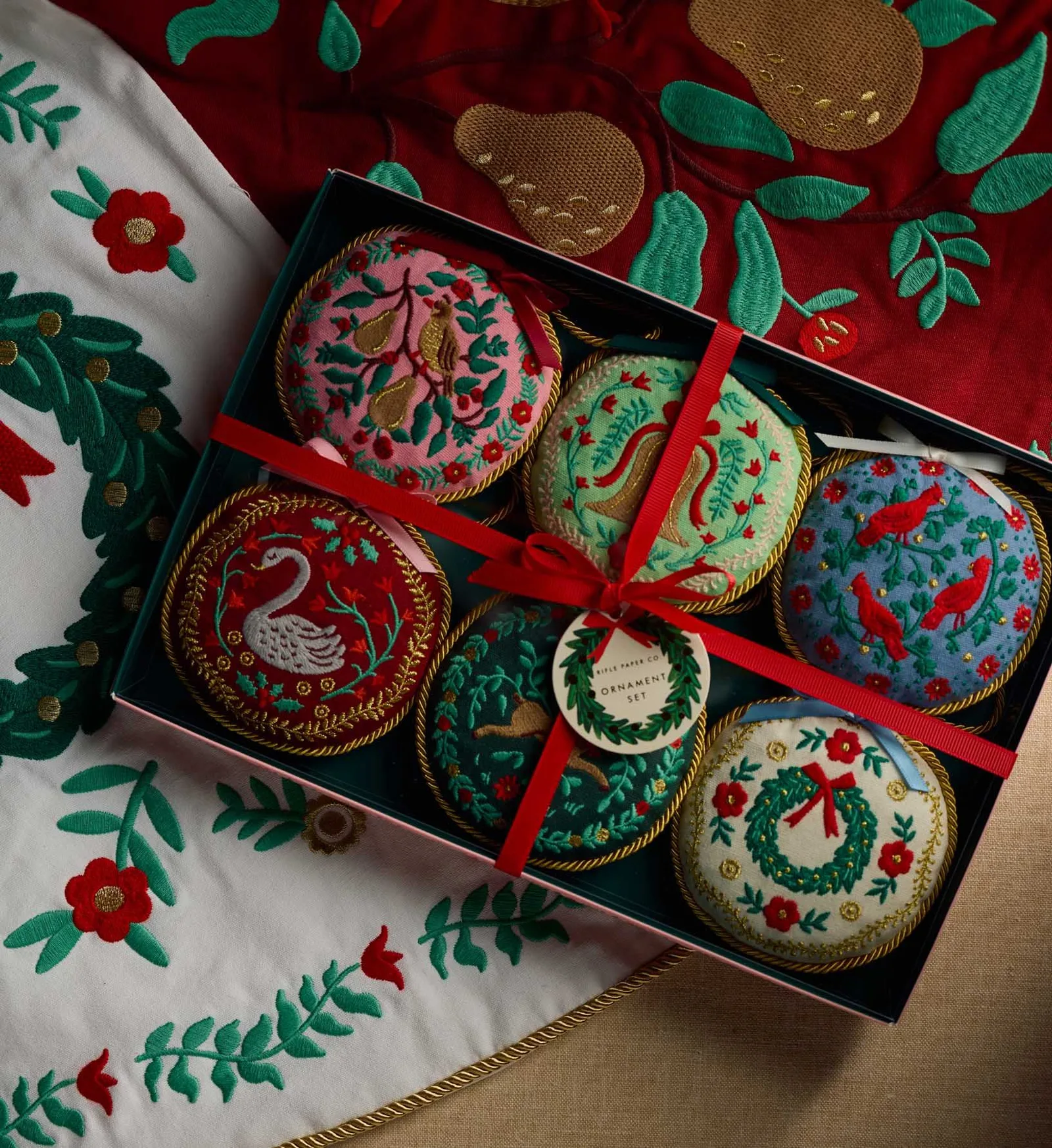 Embroidered Tree Skirt – Christmastide