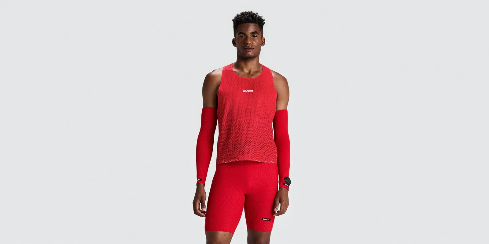 Men's Shredder™ Shorty Race Singlet – Oxide Red