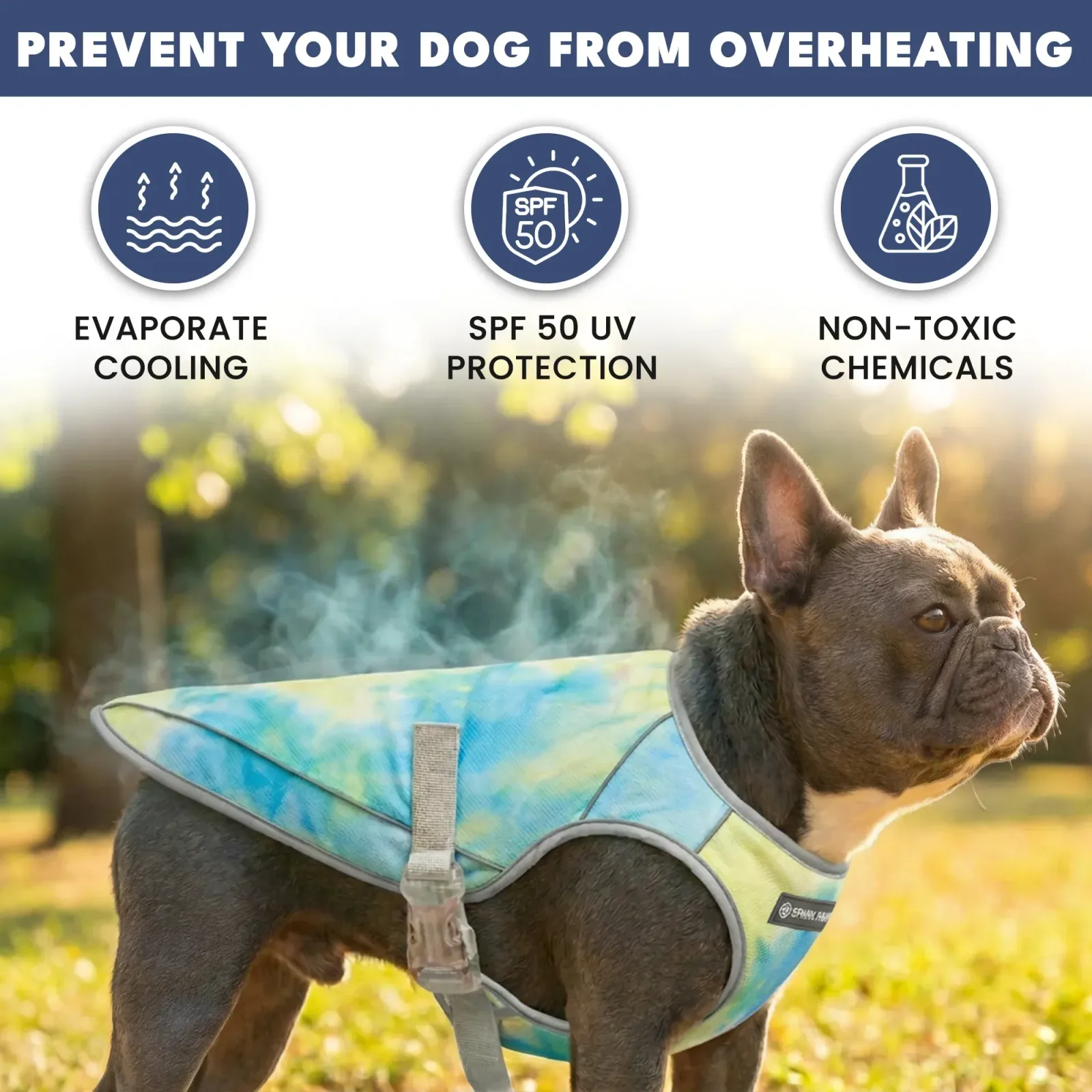 Dog Cooling Vest (2-pack) – Snow Cone & Tropical Storm