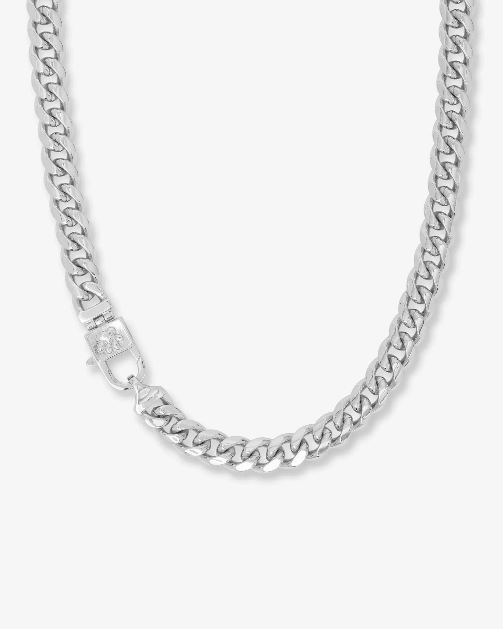 Thor Cuban Chain Pet Necklace 10.8mm – Silver