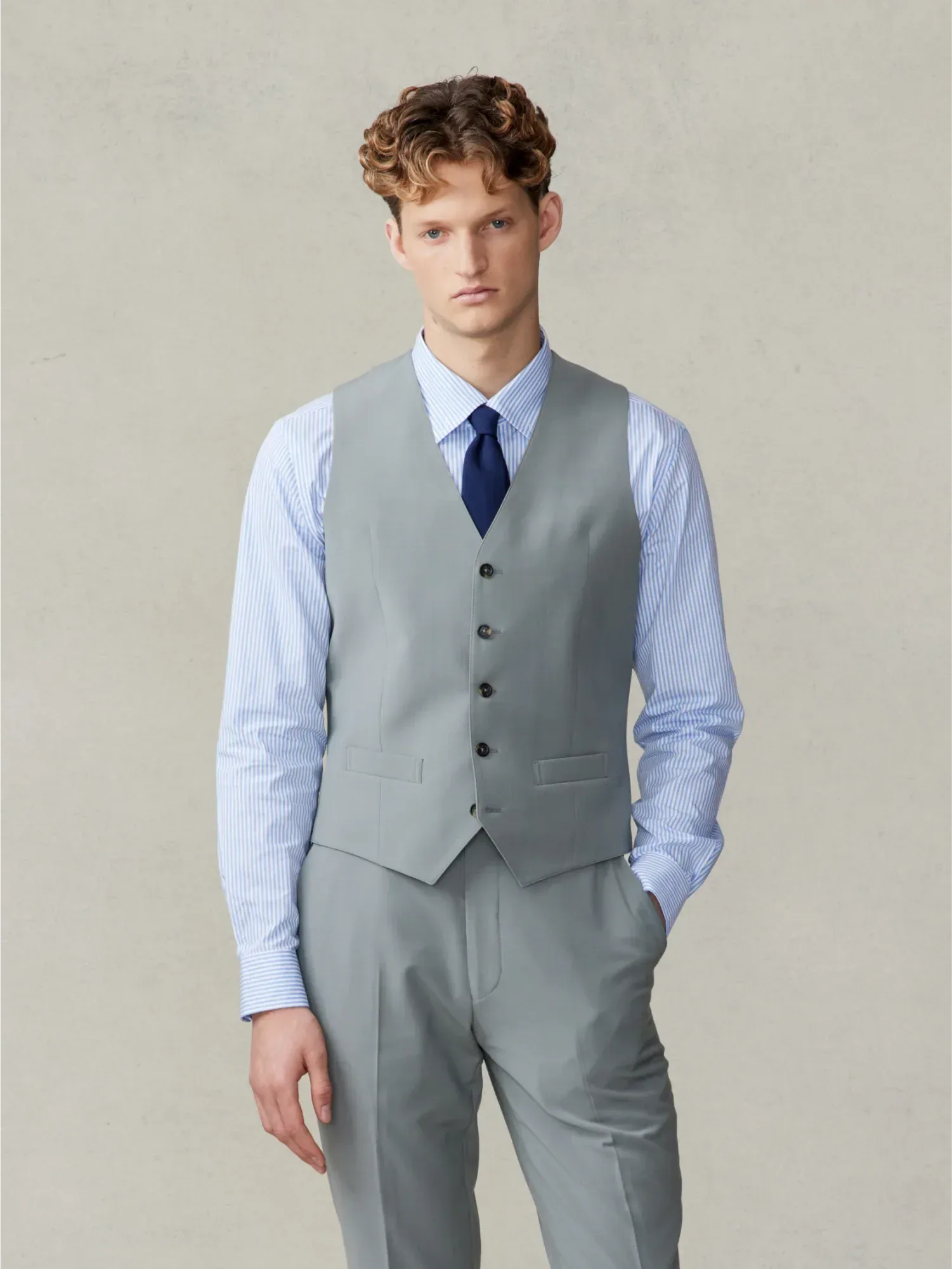 Essential Sage Suit Vest