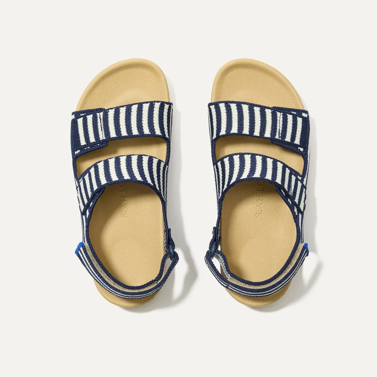 The Kids Double Strap Sandal – Sailor Stripes