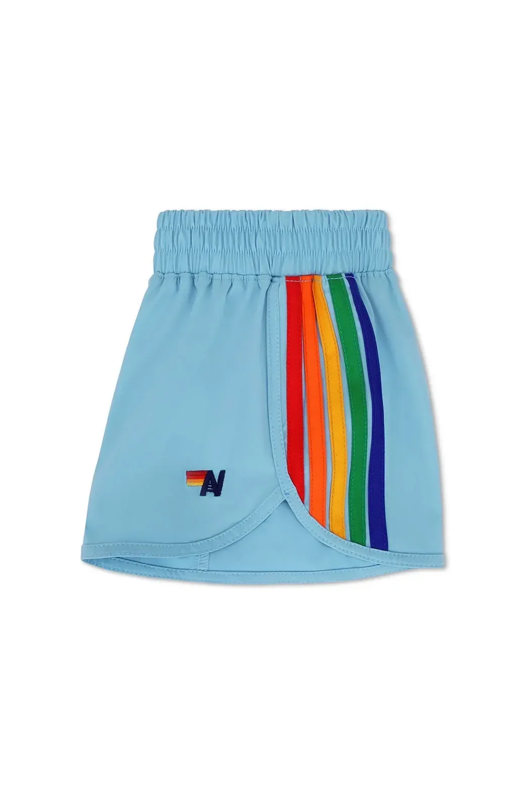 Kids 5 Stripe Flex Jogger Short – Sky
