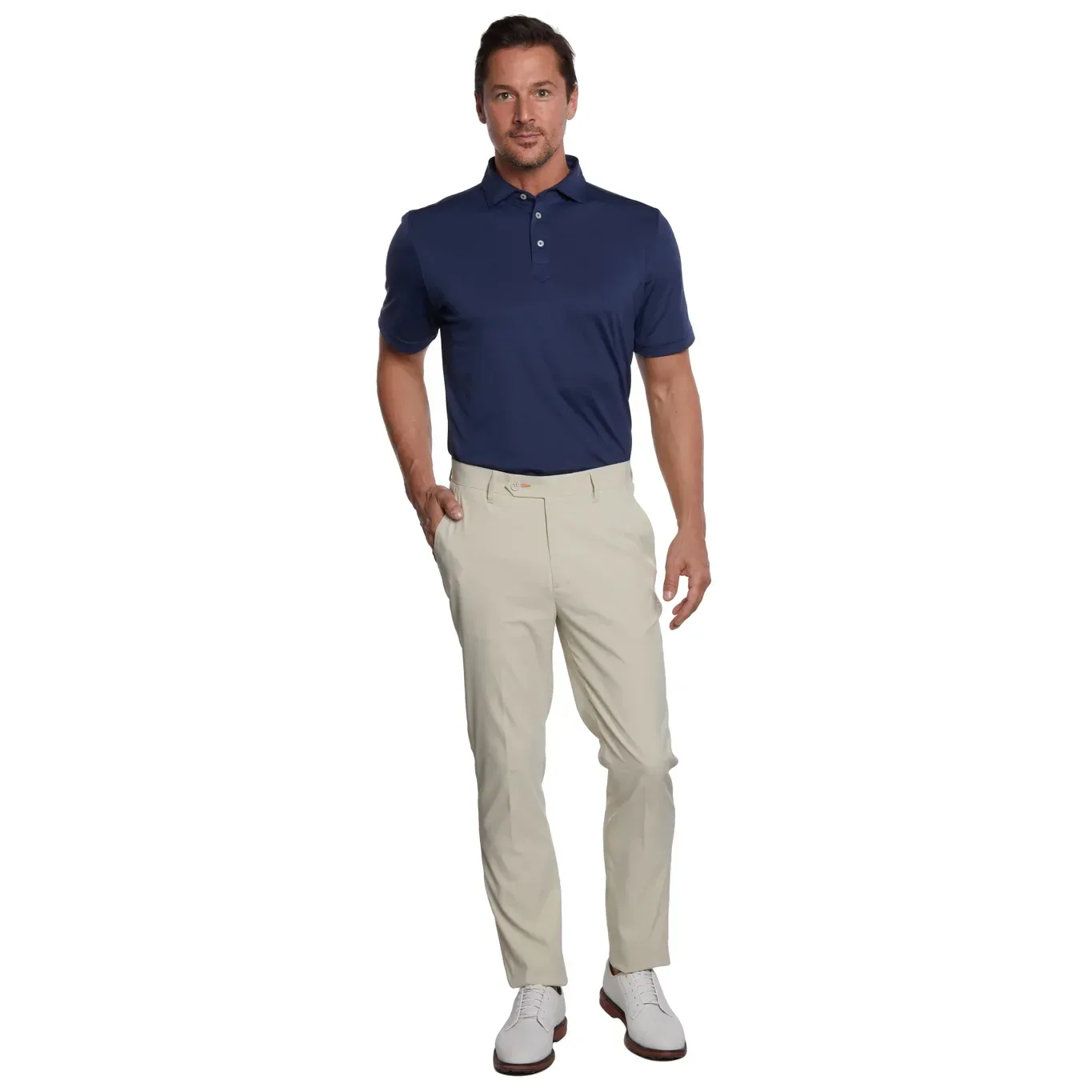 Flat Front Tech Pants