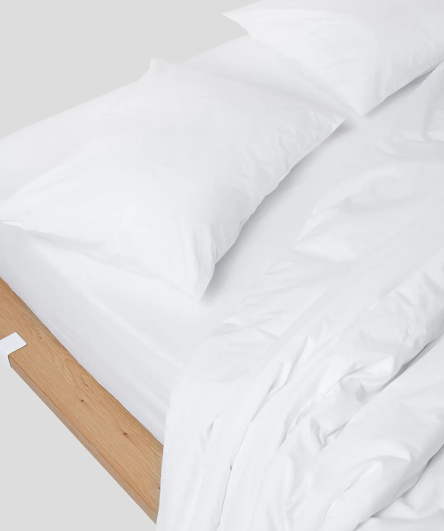 Percale Duvet Cover – Full/Queen – White