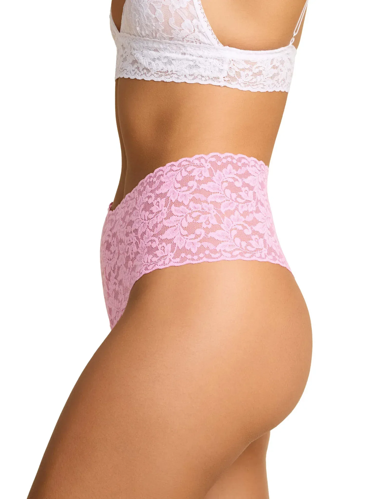 Retro Lace Thong Strawberry Lemonade Pink Sale