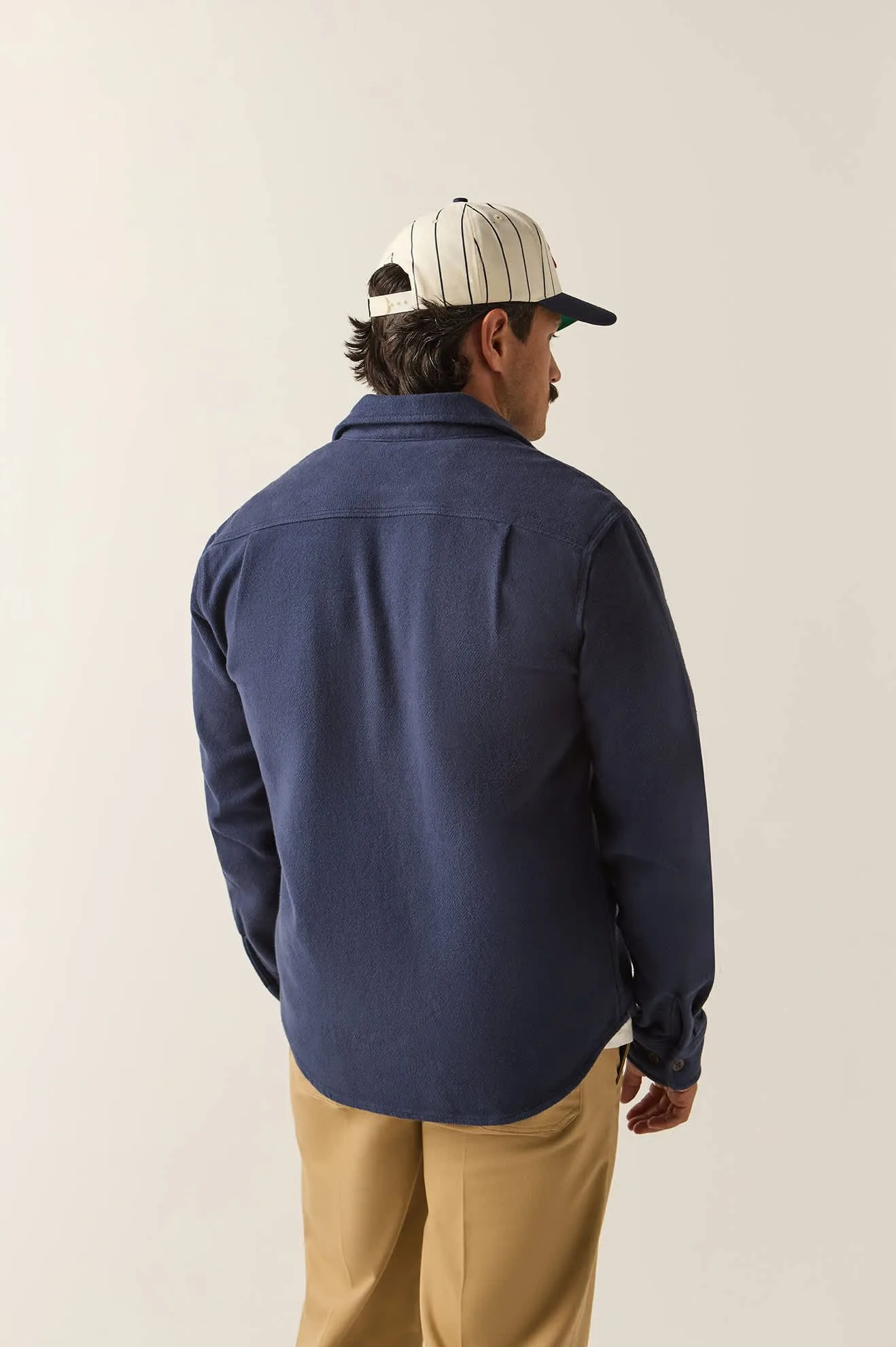 Bowery Heavyweight Flannel – Washed Navy