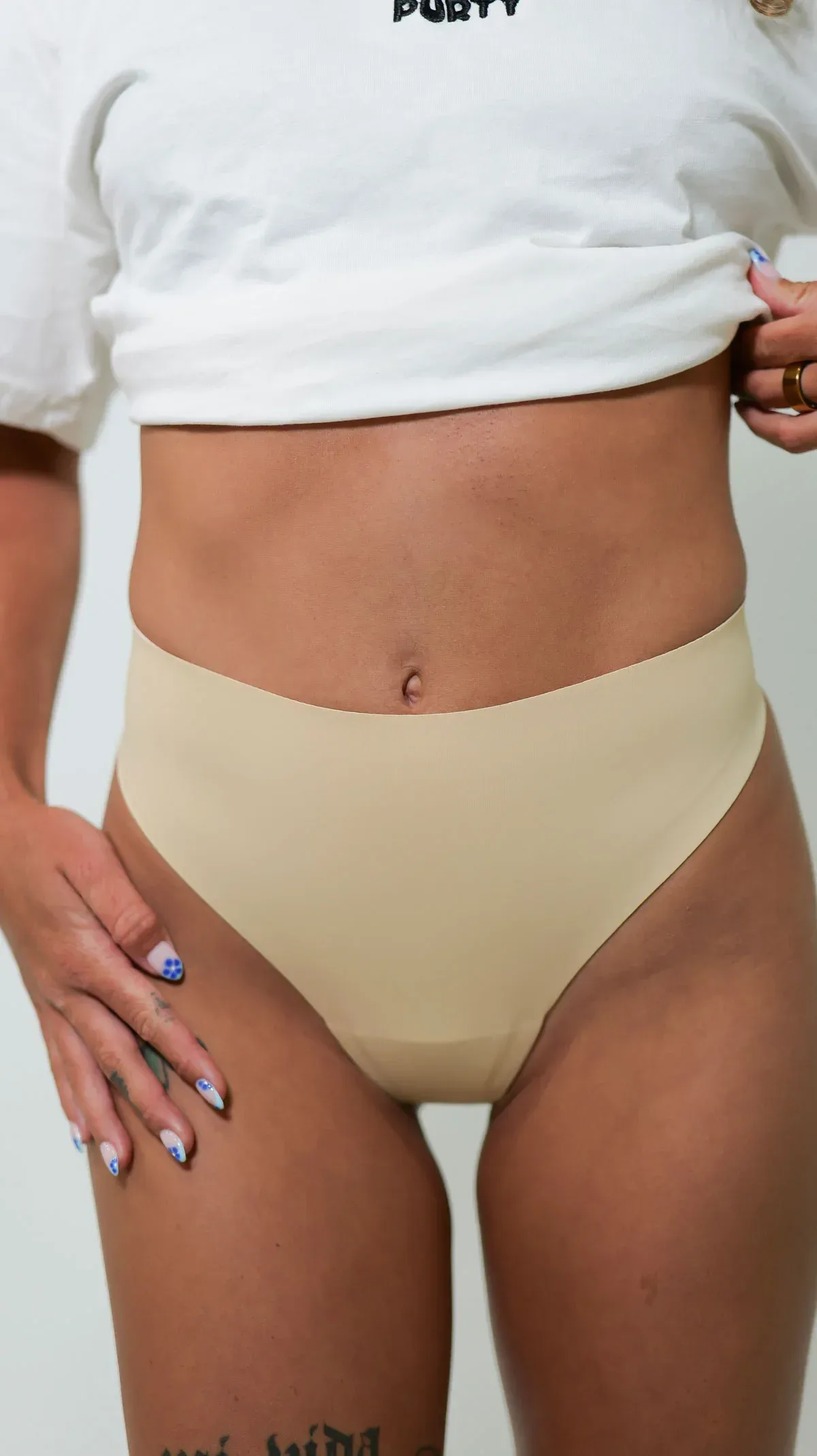 Snatched VAG – High Rise G String – 3XL = AU 18 / US 14 / Nude