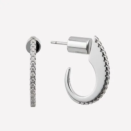 Kimmy J Small Hoop Earrings – 18k Gold Plated Silver
