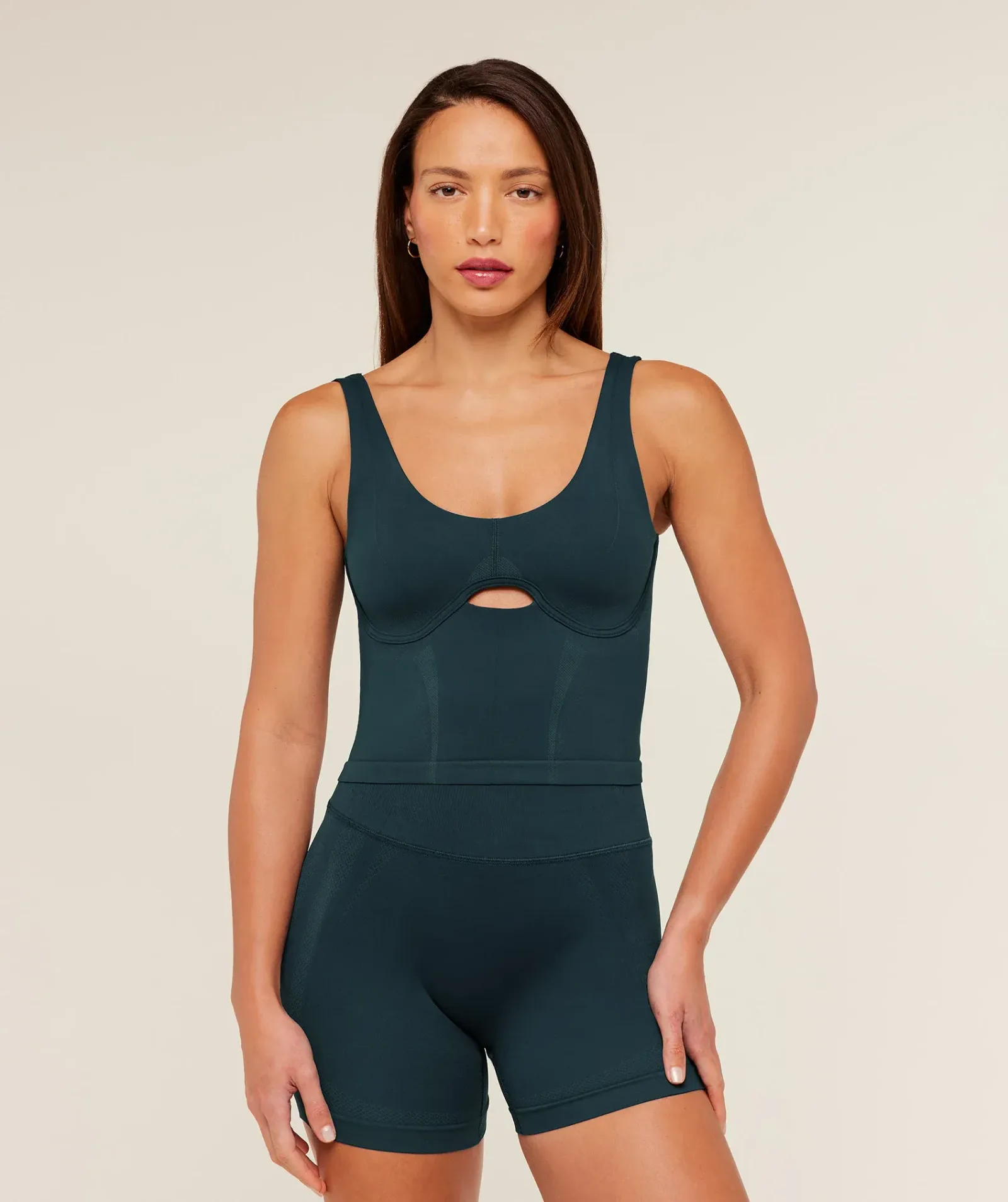 Gymshark Weekend Seamless Tank Top – Deep Petrol Blue/Stealth Blue