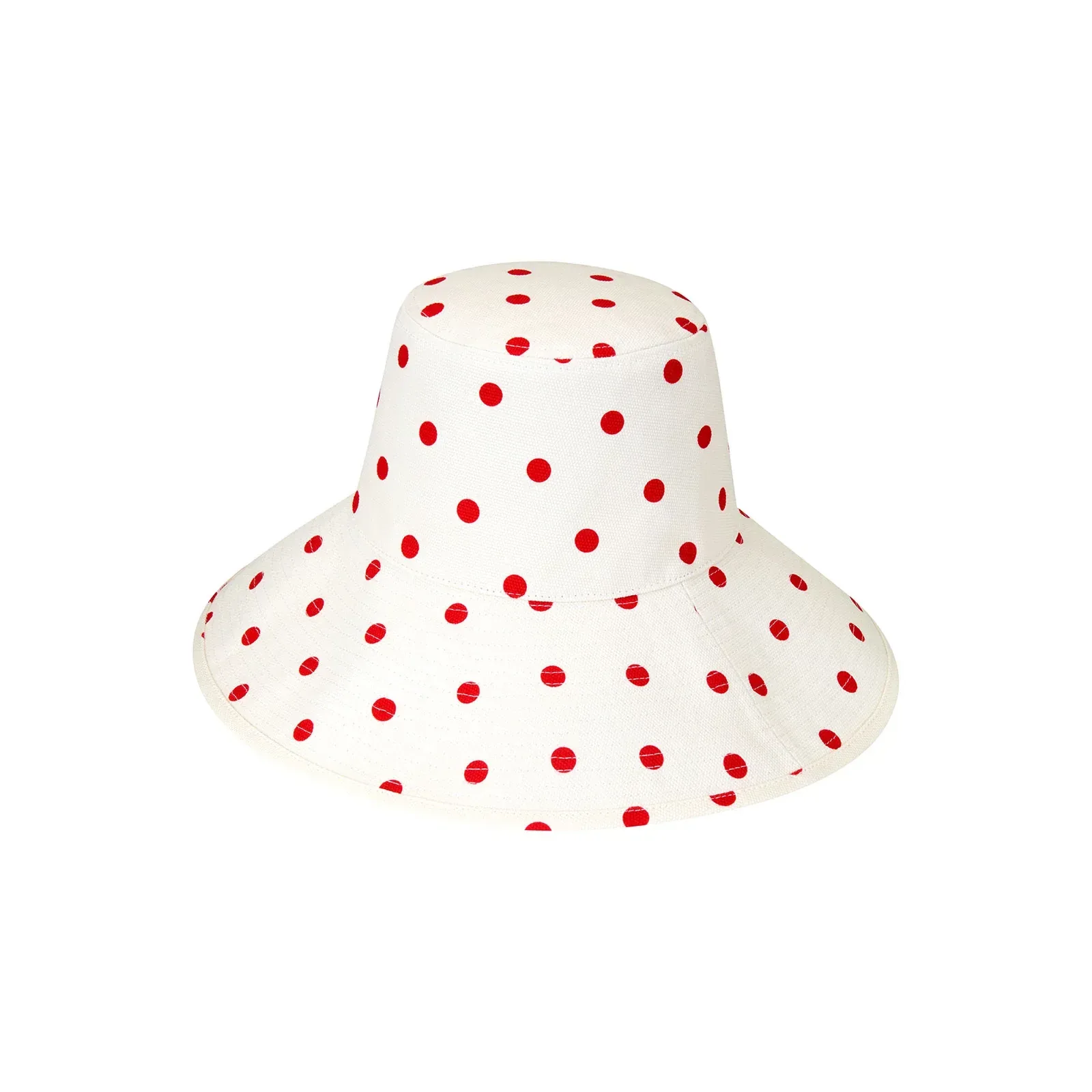 Holiday Bucket – Polka Dot Red