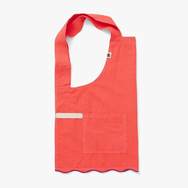 Fire Scalloped Smock