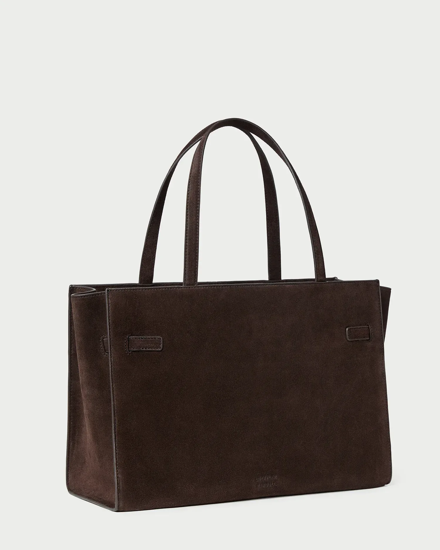 Aidan Brown Suede Work Tote