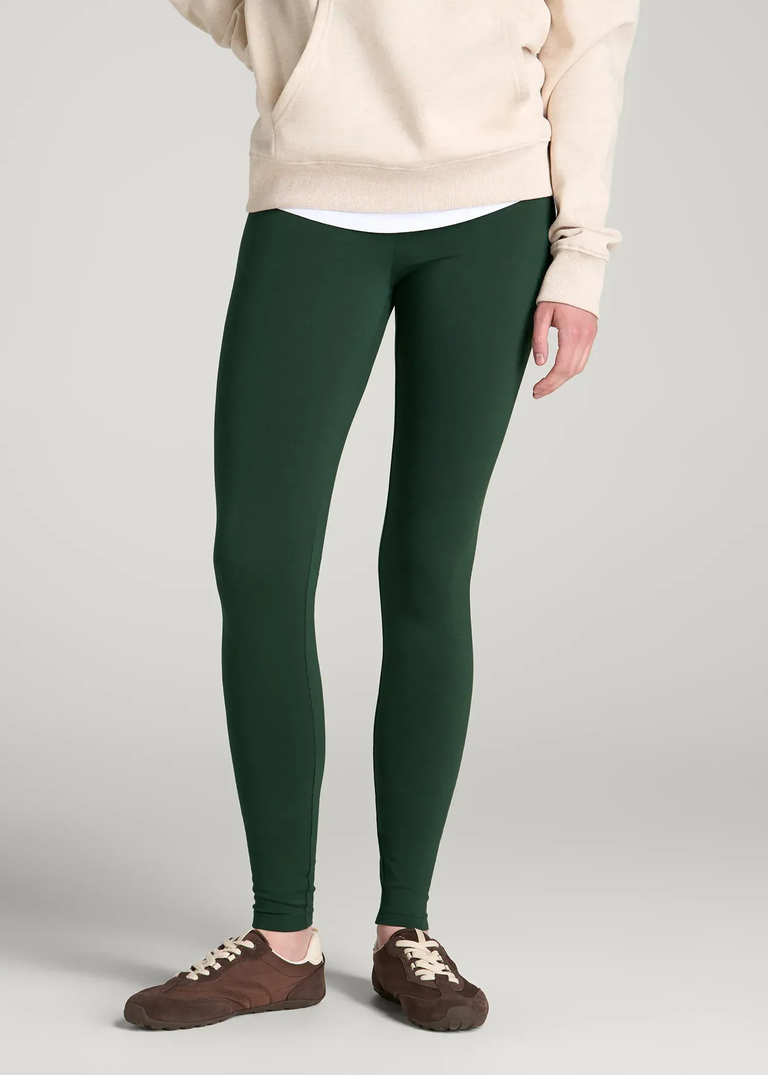 Cotton Leggings for Tall Women in Boreal Forest