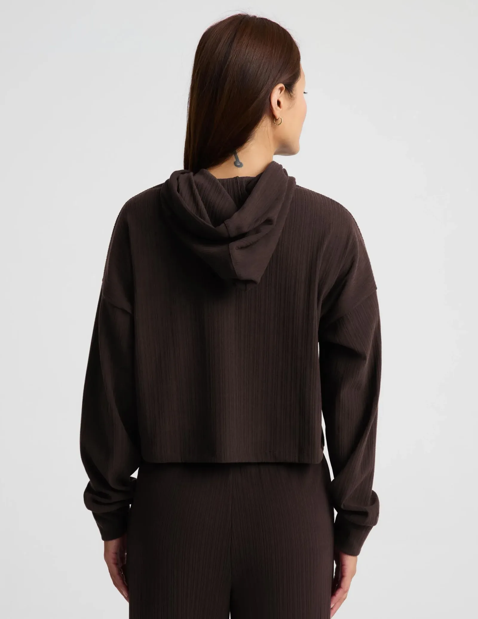 Breathe Easy Ribbed Hoodie