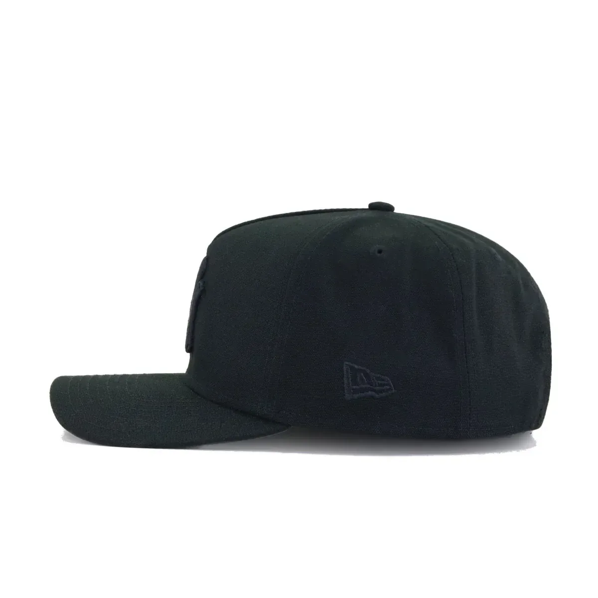 New York Yankees Black Cotton Canvas New Era 9Forty A-Frame Snapback