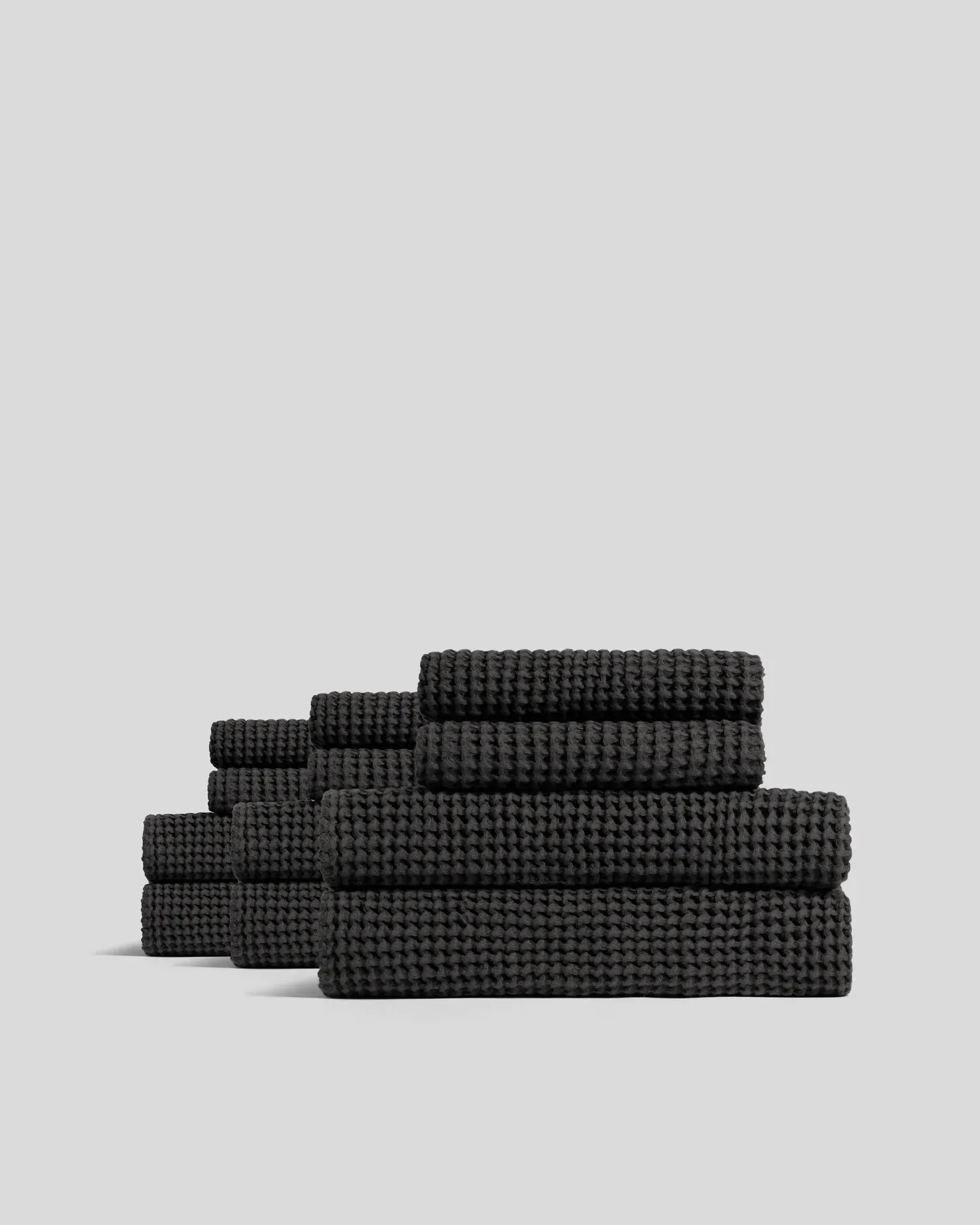 6+6 Waffle Bath Bundle – Onyx