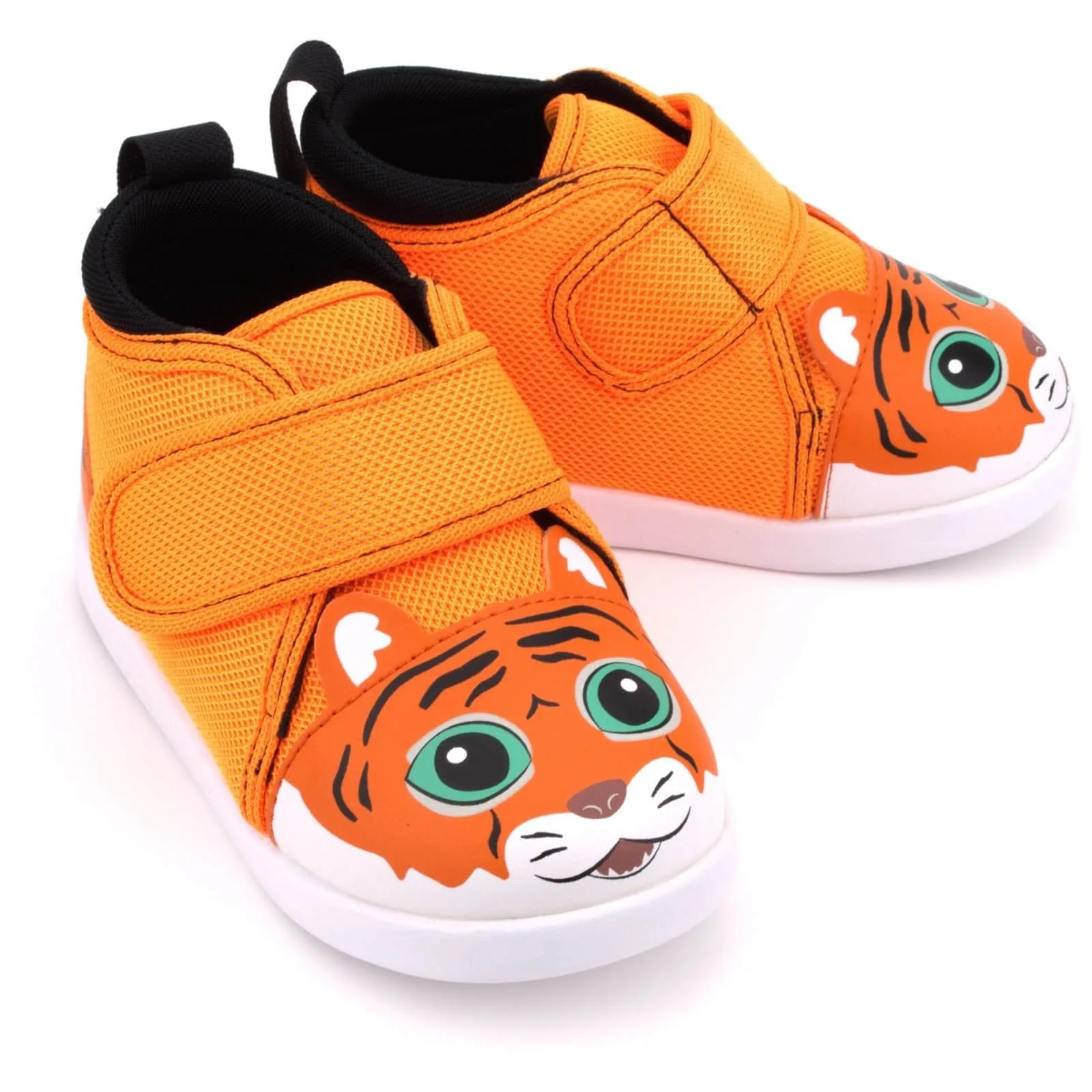 Tiger Squeaky Toddler Shoes for Boys and Girls V2 – Orange